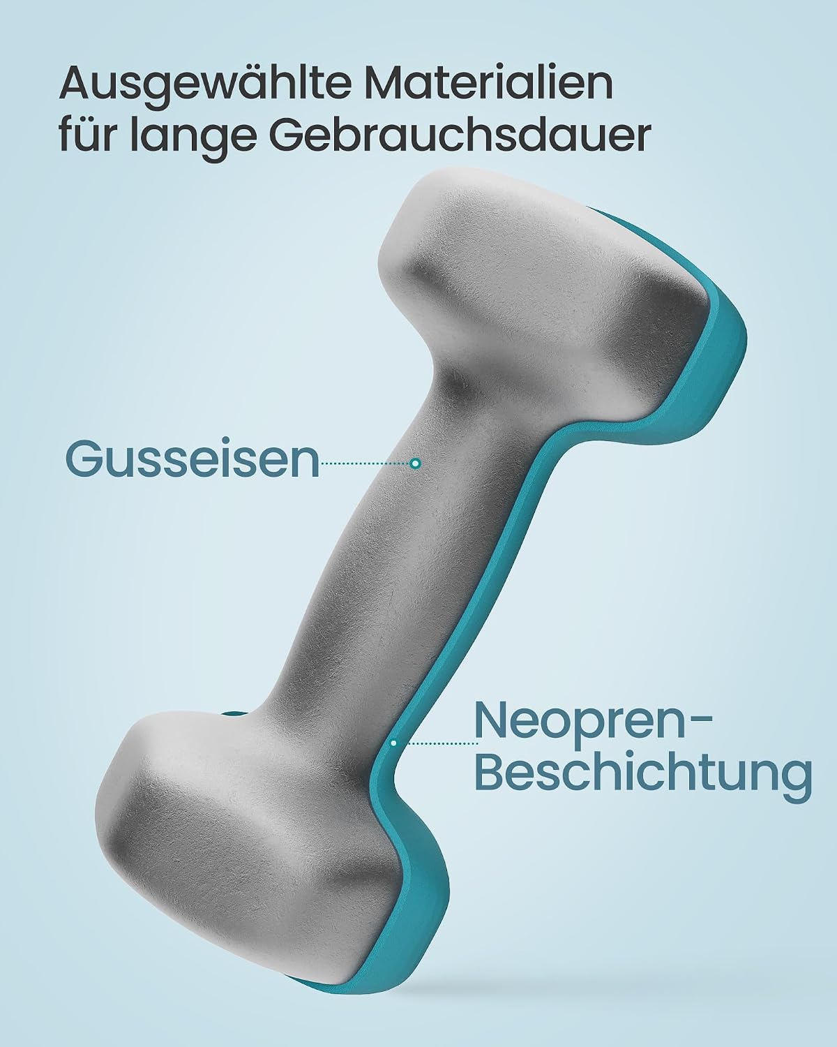SONGMICS Kurzhantel Set, Hexagon, mit Hantelständer, PVC-Beschichtung, limettengrün, aquamarin, dunkelgrau, hellgrau, rosa, blau, schwarz – Bild 5