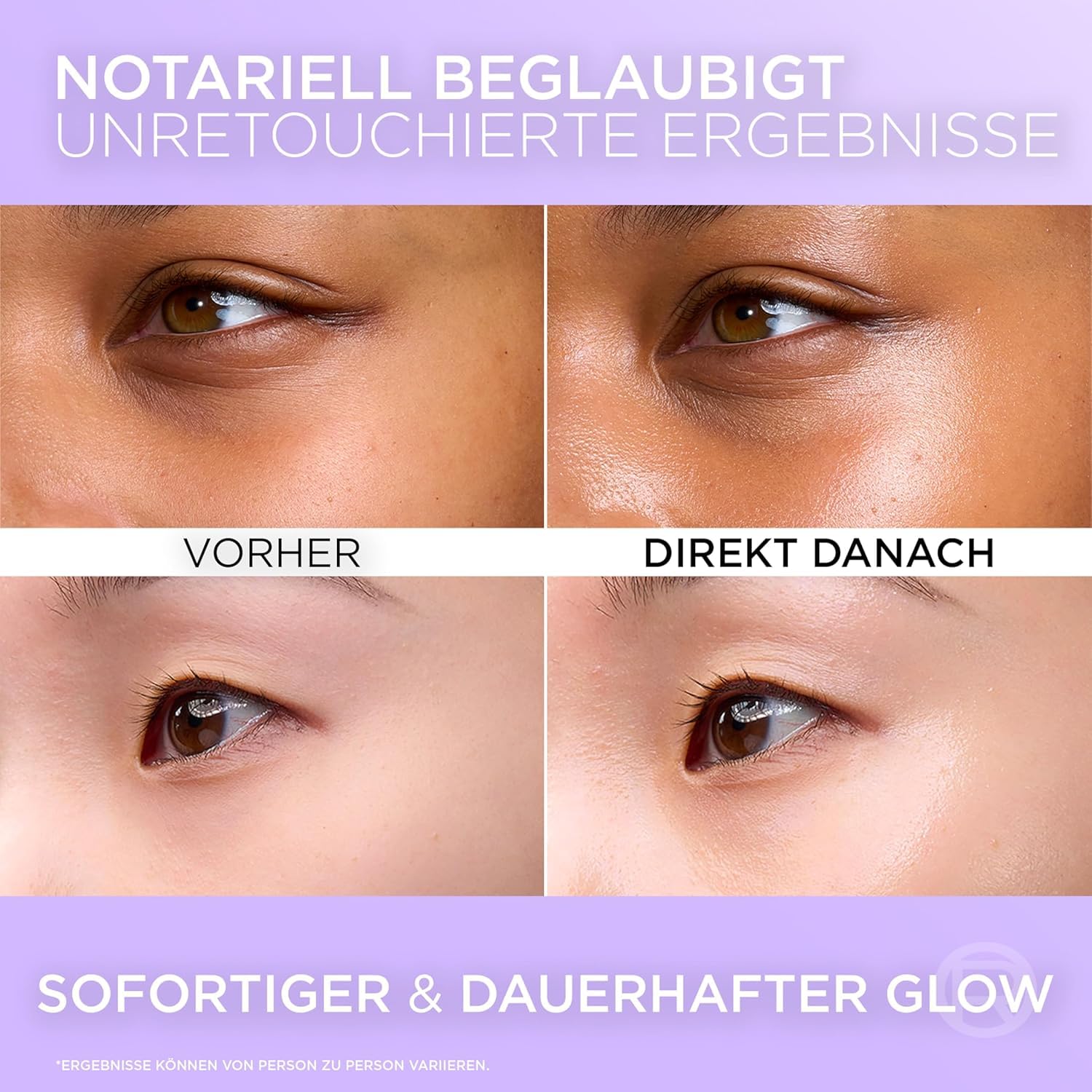 L'Oréal Paris Glass Skin Feuchtigkeitsfluid, für Aufpolsterung & Glow, 70ml – Bild 5