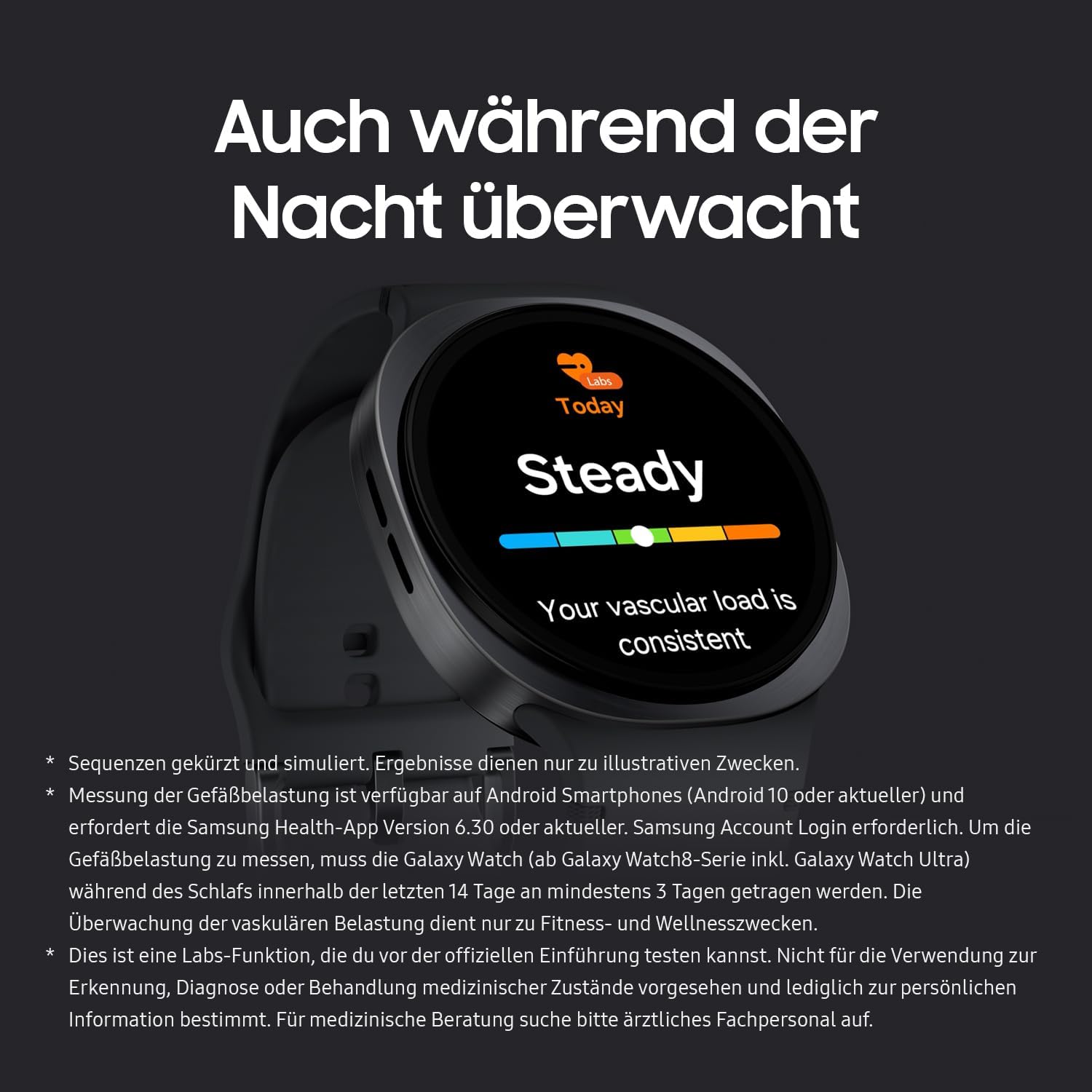 Samsung Galaxy Watch8 Smartwatch mit Galaxy AI, Fitness-Uhr und Fitness-Tracker, Sport Band, Wellness- und Schlaf-Coaching, 40 mm, Bluetooth, Graphite, 3 Jahre Herstellergarantie – Bild 7