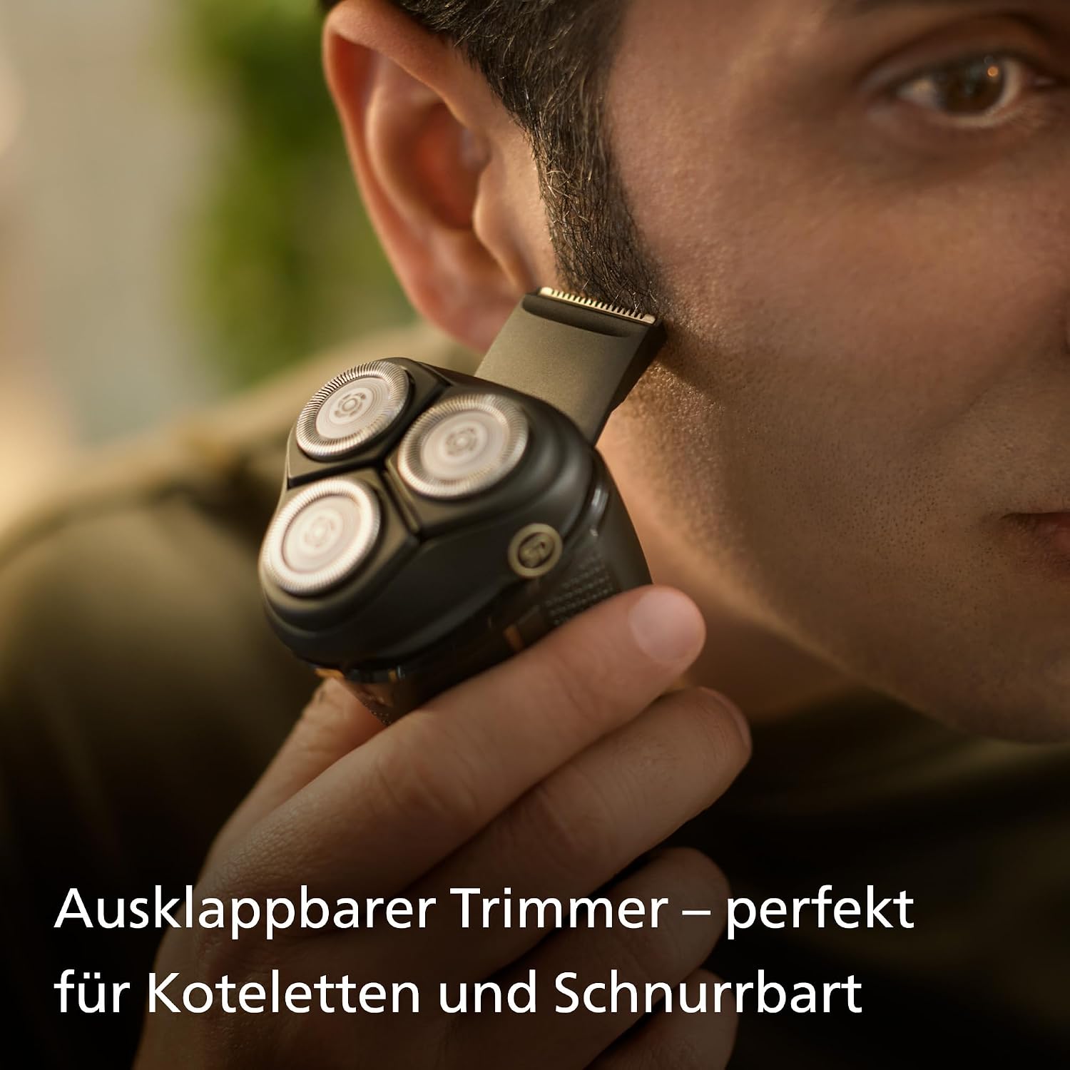 PHILIPS Shaver Series 3000 – Elektrischer Rasierer für Herren, Nass- und Trockenrasur, Schwarz, mit SkinProtect-Technologie, ausklappbarem Bartschneider, Ladestation und Reisetasche (Modell S3342/13) – Bild 6