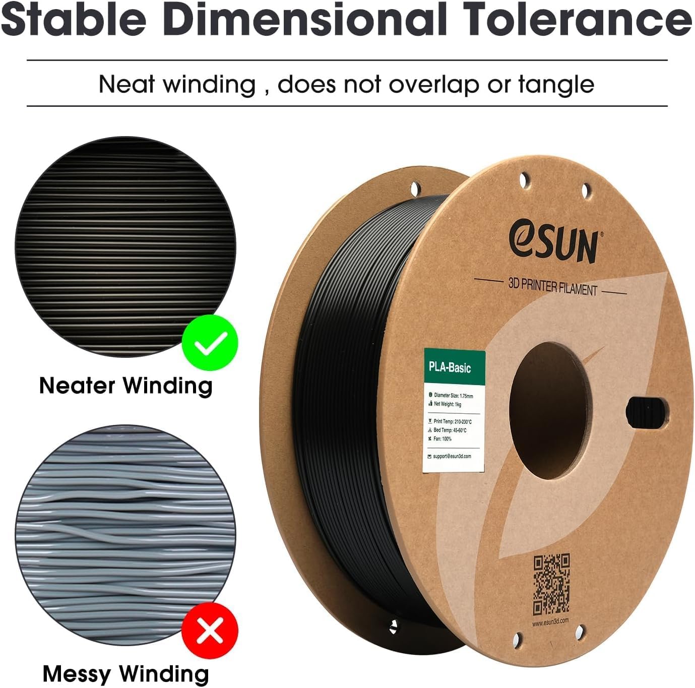 eSUN 10KG PLA Basic Filament 1.75 mm, 10 Farbmischungen – Bild 3