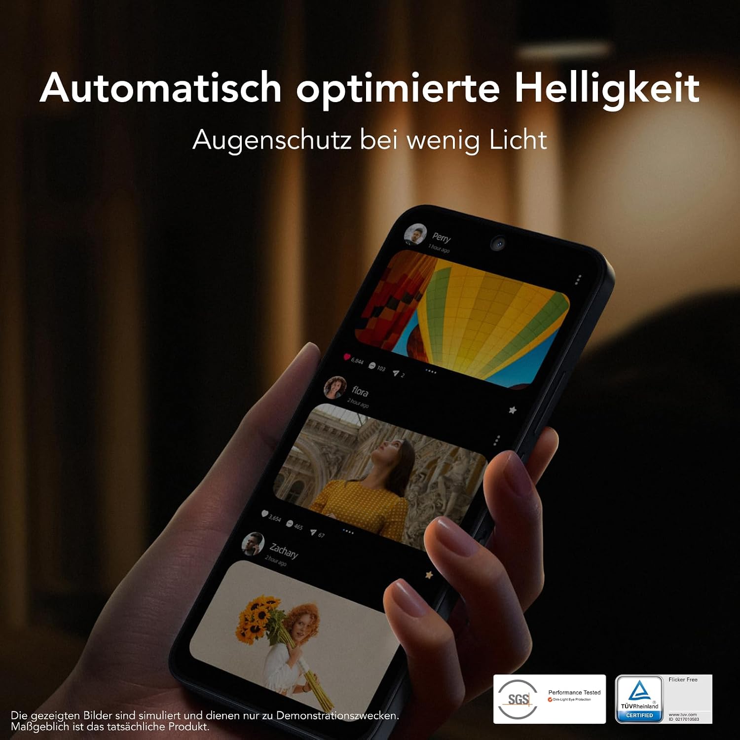 TCL NXTPAPER 70 Pro 5G Android Smartphone mit 6,9 Zoll Natürlichem Licht Display,NXTPAPER 4.0,120Hz FHD+,50MP 1.0um OIS Kamera, MuseFilm, 8GB RAM+256GB ROM, Bequemes Lesen, AI-Produktivität – Bild 7
