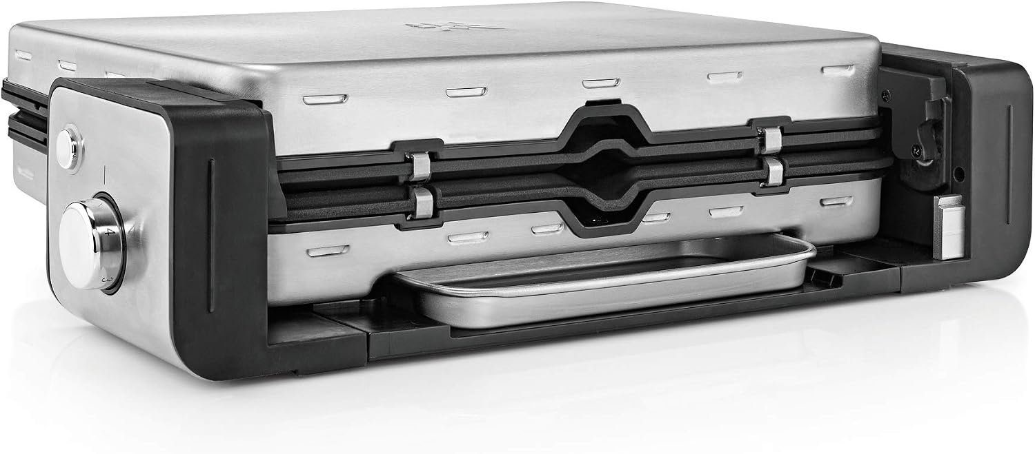 WMF Lono Kontaktgrill 2-in-1, Tischgrill, Plattengriller, Kontaktgrill abnehmbare Platten, spülmaschinenfeste Grillplatten, 2100 W – Bild 5
