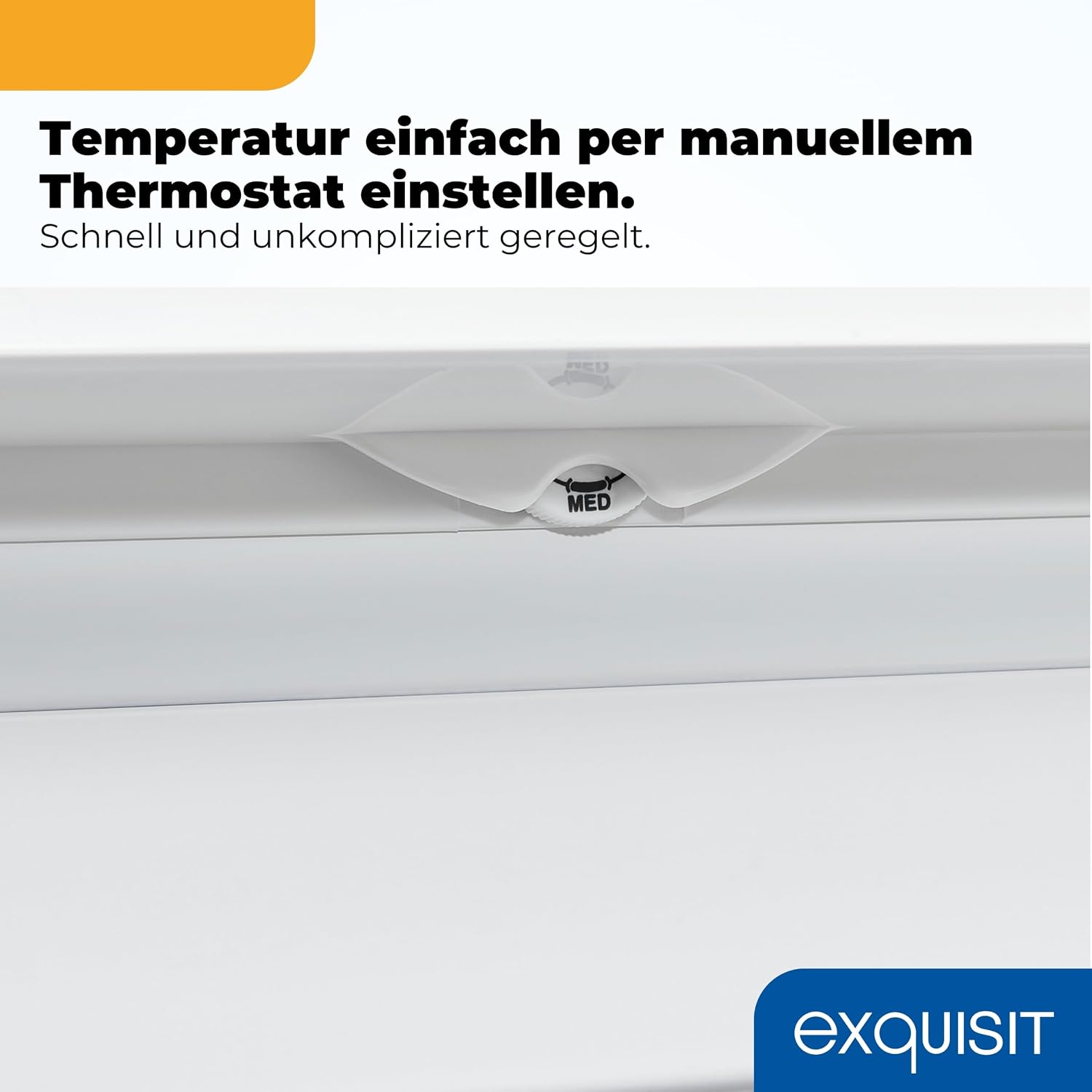 Exquisit Gefrierschrank GS581-040Cweiss - 87 L Nutzinhalt - 85,5 cm Höhe – Bild 5