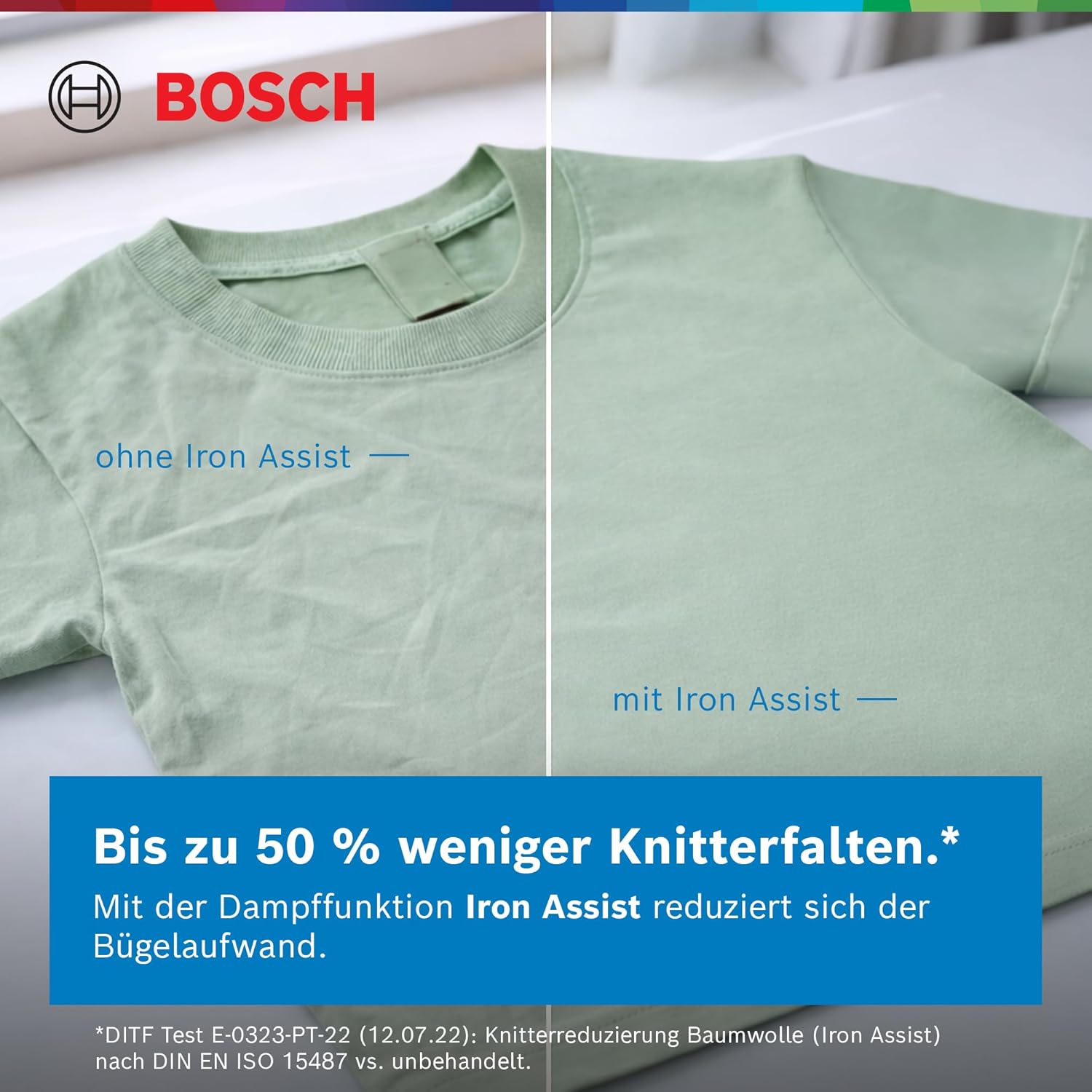Bosch Serie 4 Waschmaschine 8 kg 1400 UpM Faltenreduzierung WAN282K4 – Bild 5