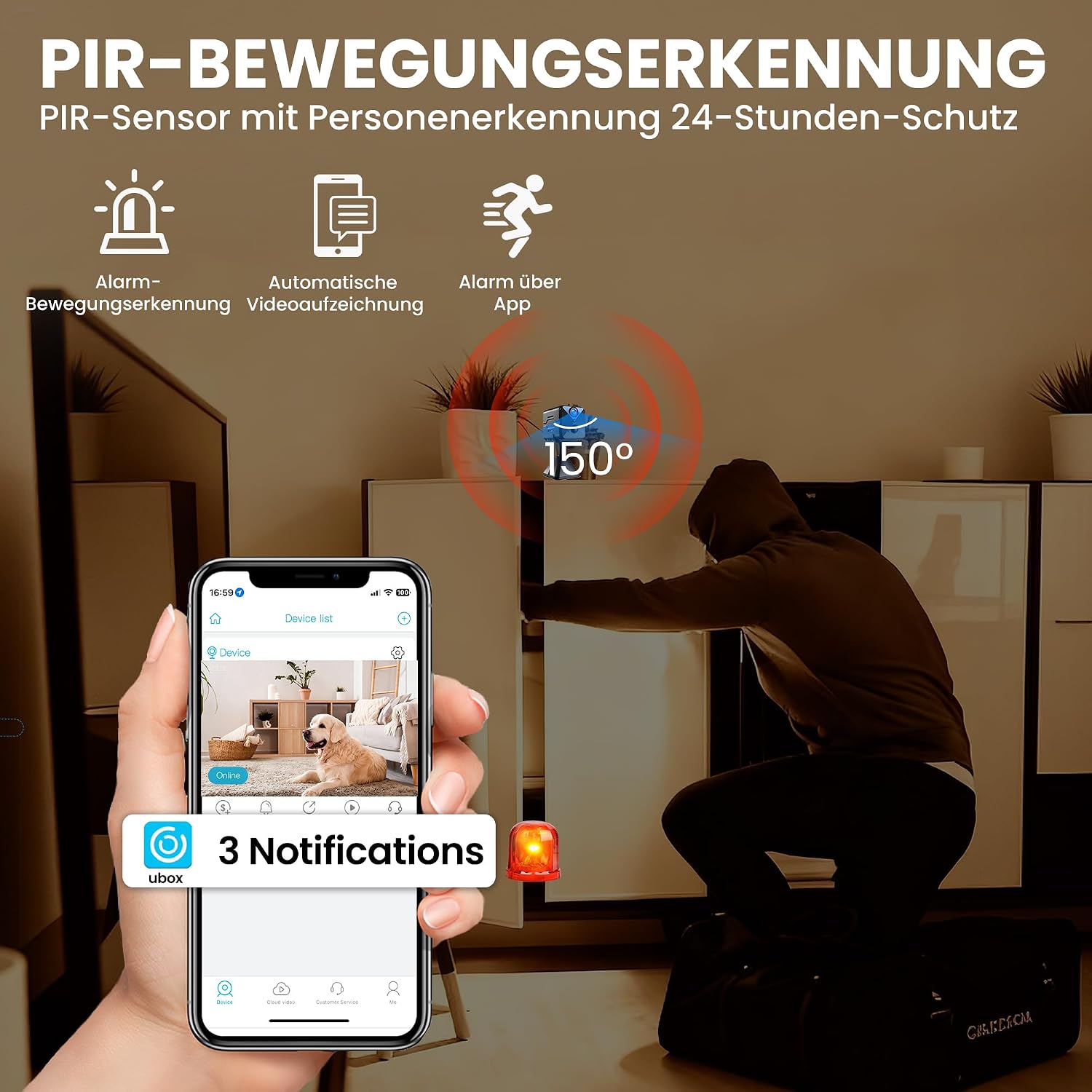 Erste 4K Mini Kamera Komplett neu Aufgewertet Überwachungskamera Innen Akku – Bild 2