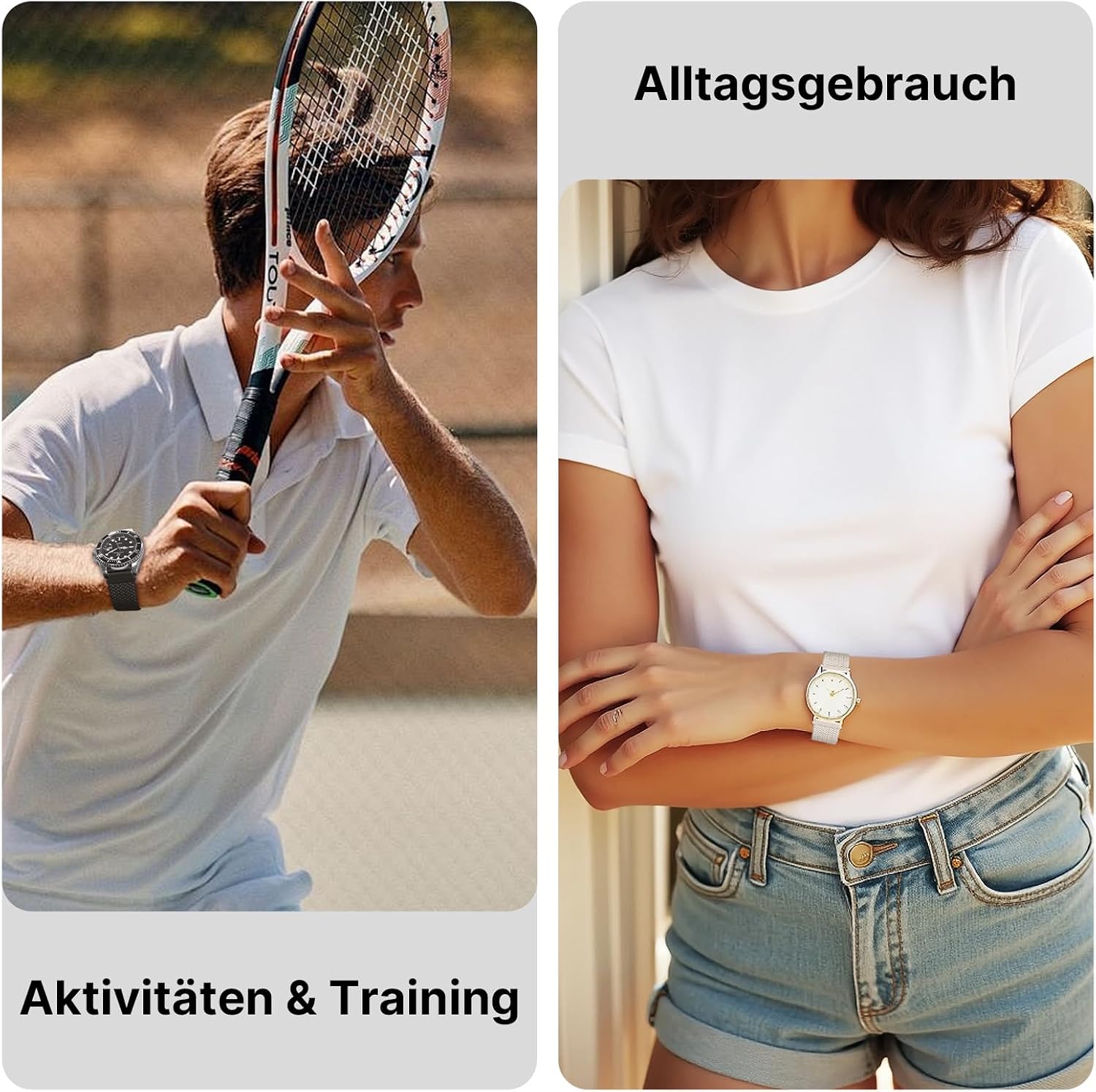 Uhrenarmband 20mm Nylon für Garmin Vivoactive 6/5/3/Venu 2 Plus/Sq – Bild 9