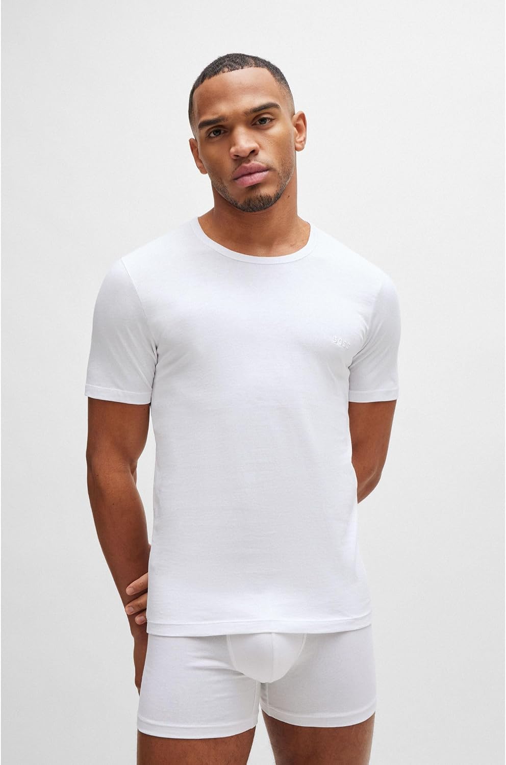 Hugo BOSS Herren Tshirt Rn 3p Classic 10243514 01 T-Shirt – Bild 6