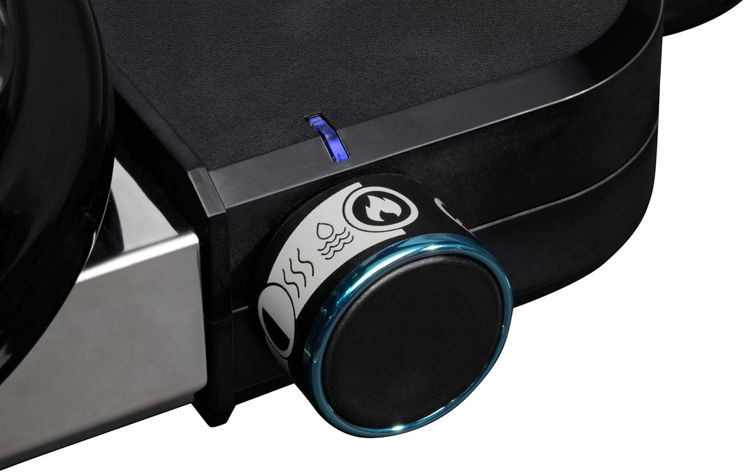 Weber Lumin Compact Tragbarer Kompakter Elektrogrill, Bis zu 315 °C, mit Deckelthermometer, Porzellanemaillierte Gusseisenroste, 43 x 32 cm Grillfläche, Schwarz (1502044) – Bild 13