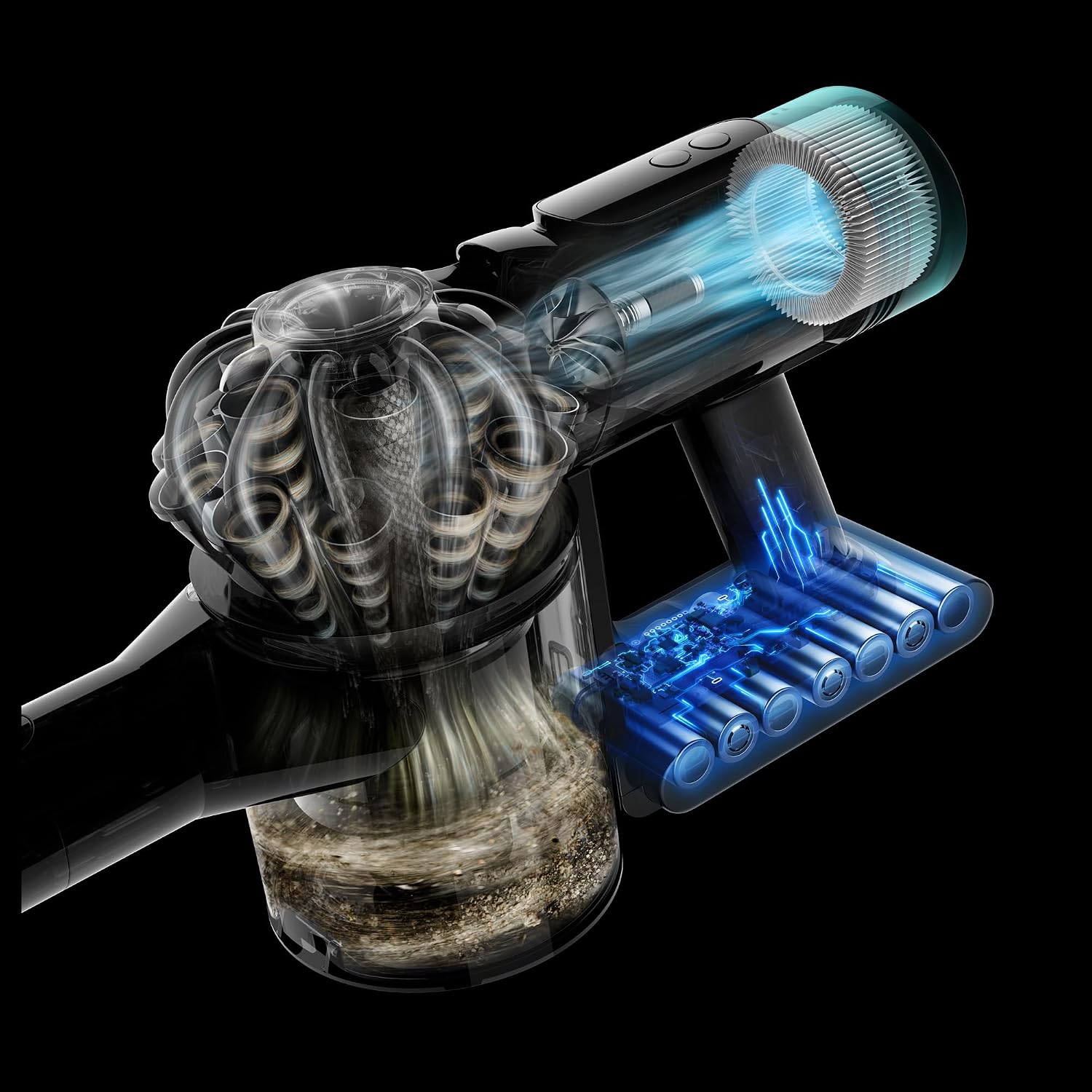 Dyson V10 Konical Akku Staubsauger Kabellos, Handstaubsauger, Beutellos – Bild 5