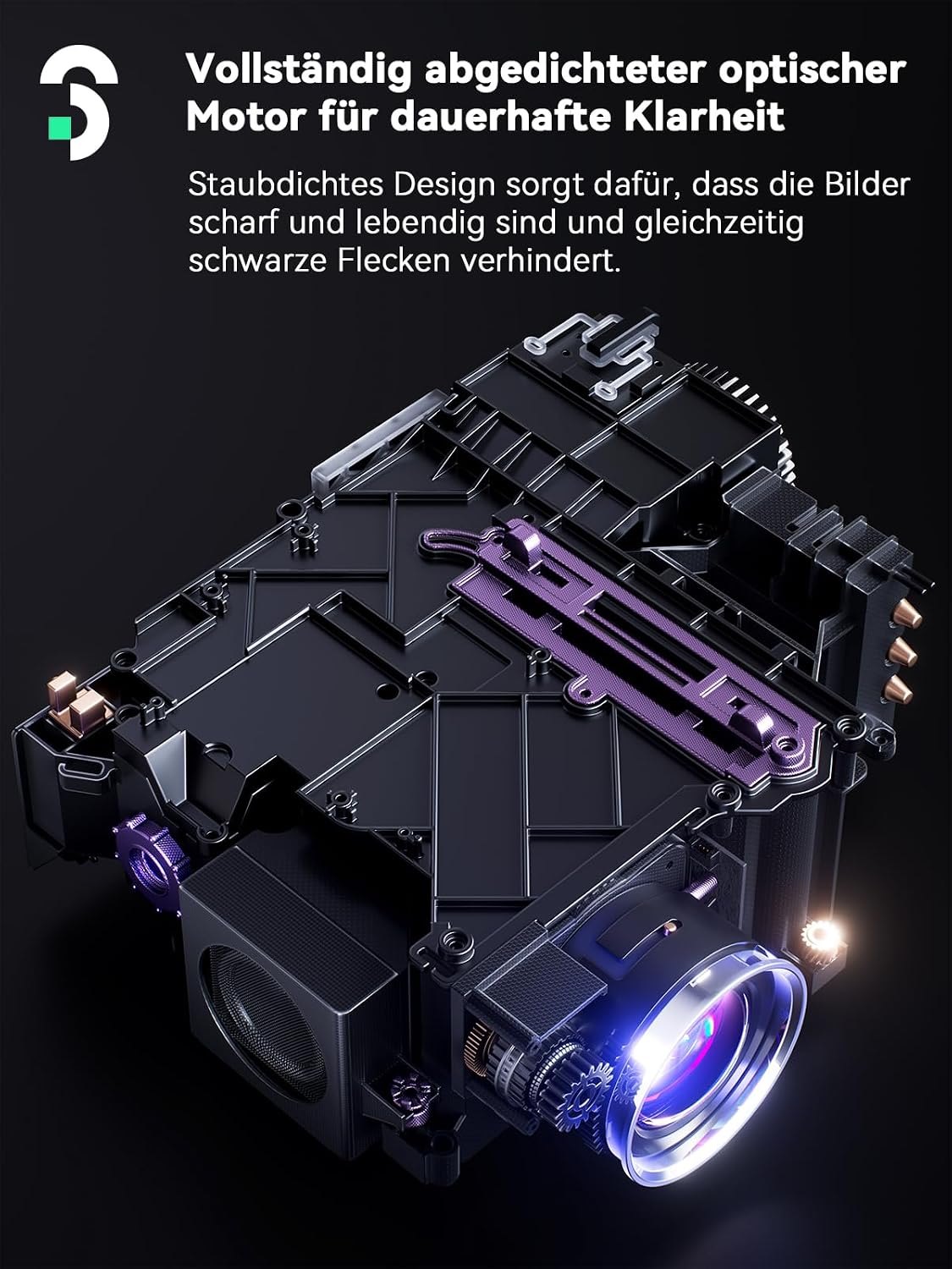 SOOMFON SK3 Smart Beamer 4K-Unterstützung Heimkino Netflix Offiziell – Bild 2