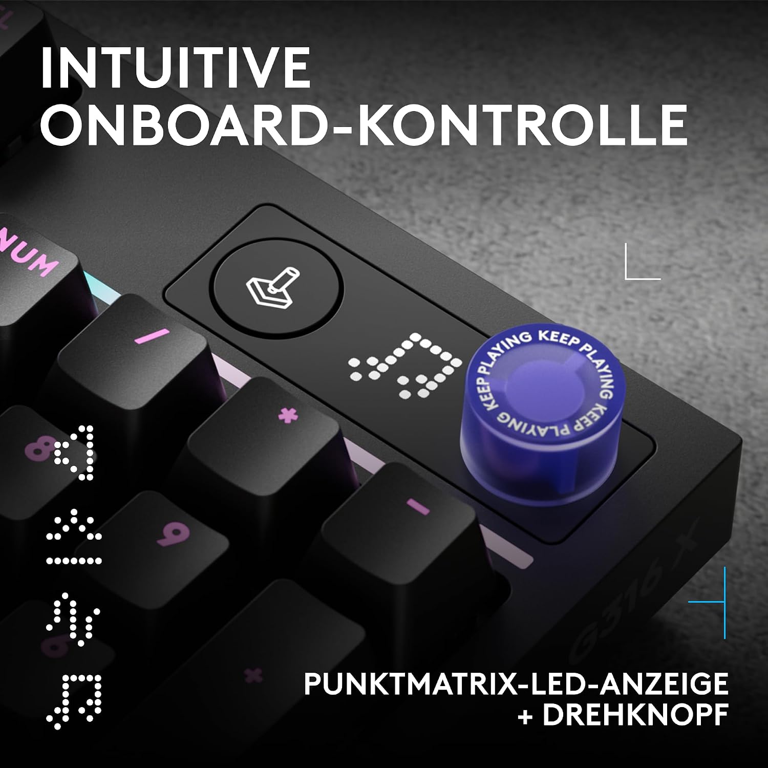 Logitech G G316 X 98 Gaming-Tastatur (Schwarz) – Bild 5