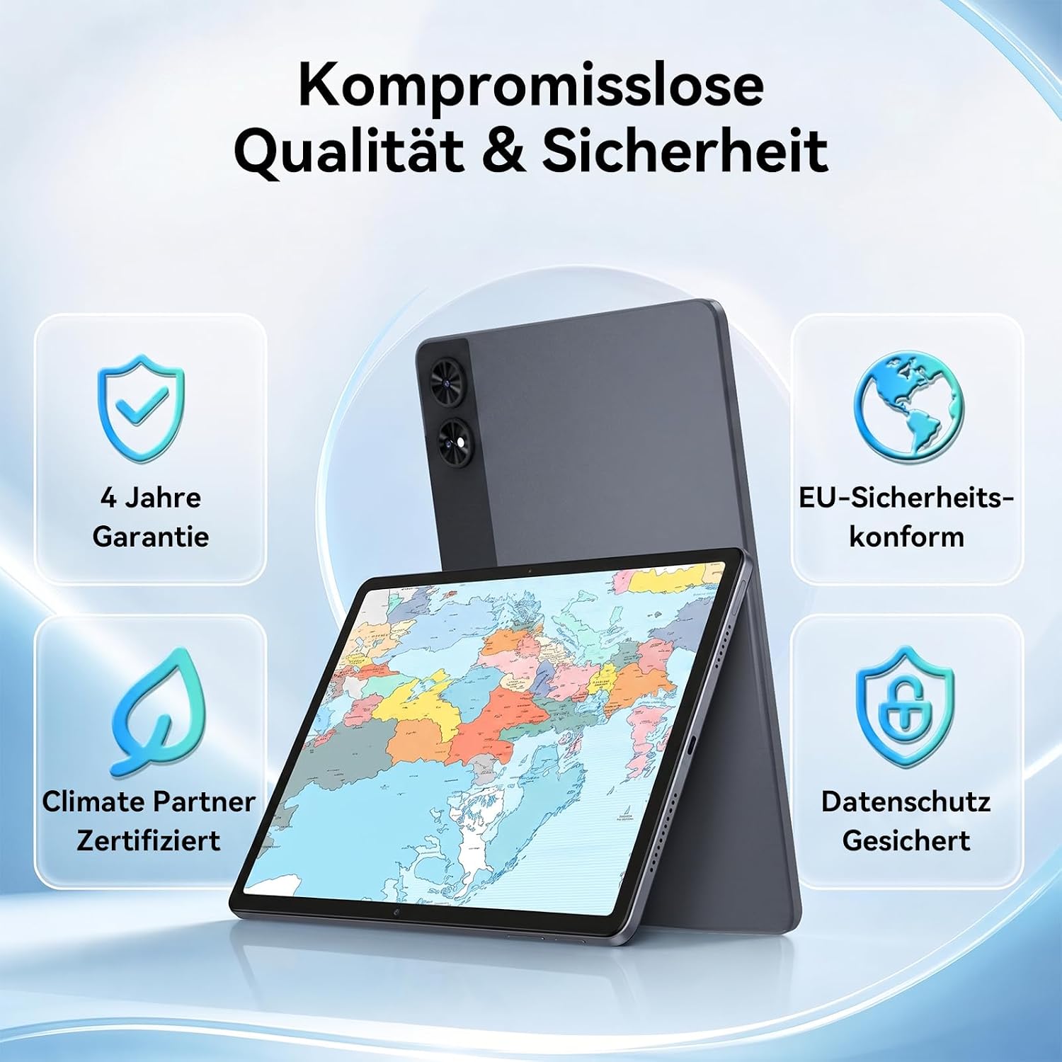 TABWEE 12 Zoll Tablet mit Tastatur und Stift, 48 GB + 256 GB, 10000 mAh – Bild 8