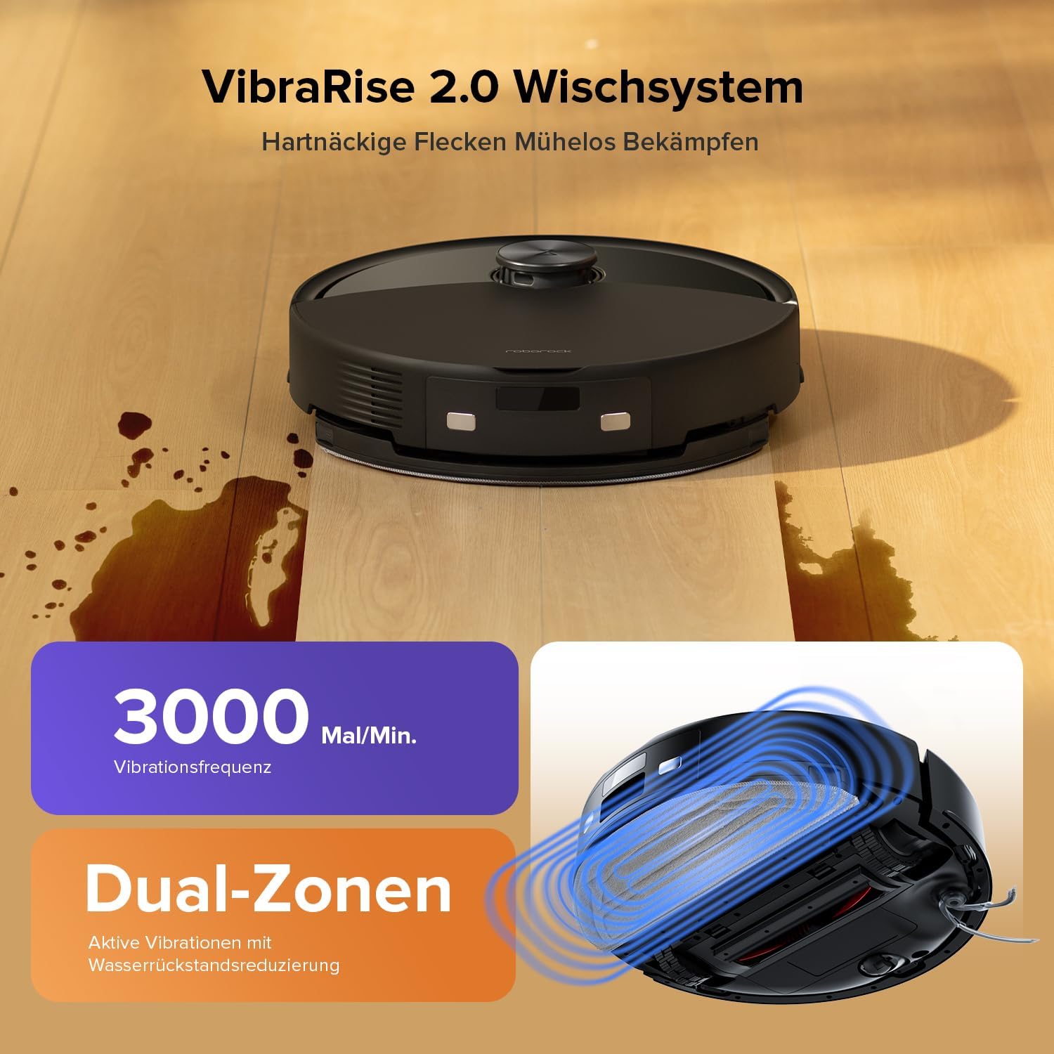 roborock Q10 S5-Set Saugroboter mit Wischfunktion, 10.000 Pa Saugkraft – Bild 4