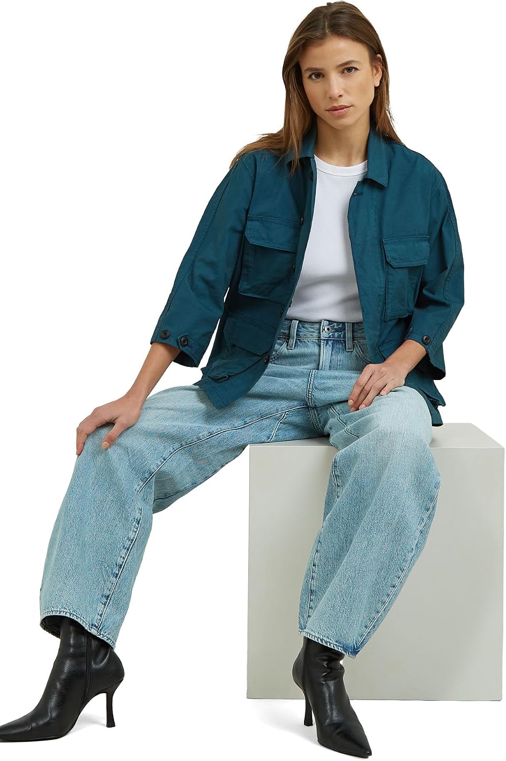 G-Star Damen Jeans Barrel 3D Loose Wmn – Bild 6