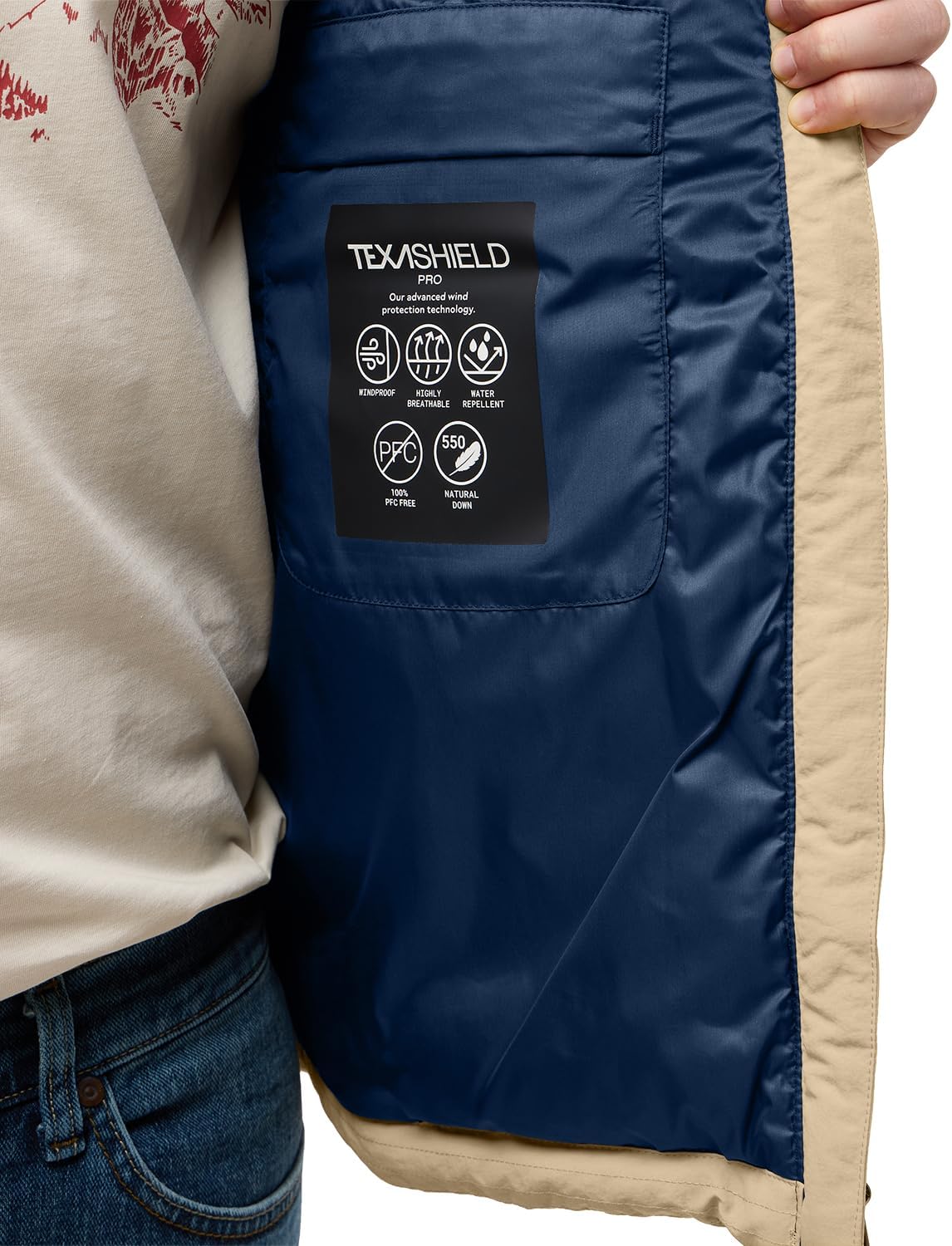 Jack Wolfskin Herren Nordlicht Jkt M Daunenjacke – Bild 7