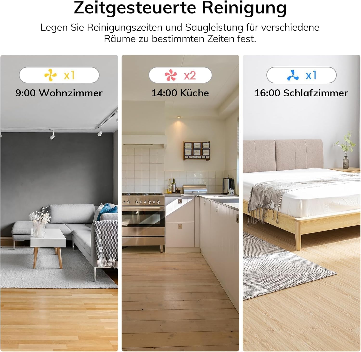 E20 Saugroboter ohne Wischfunktion Staubsauger Roboter Schwarz – Bild 6