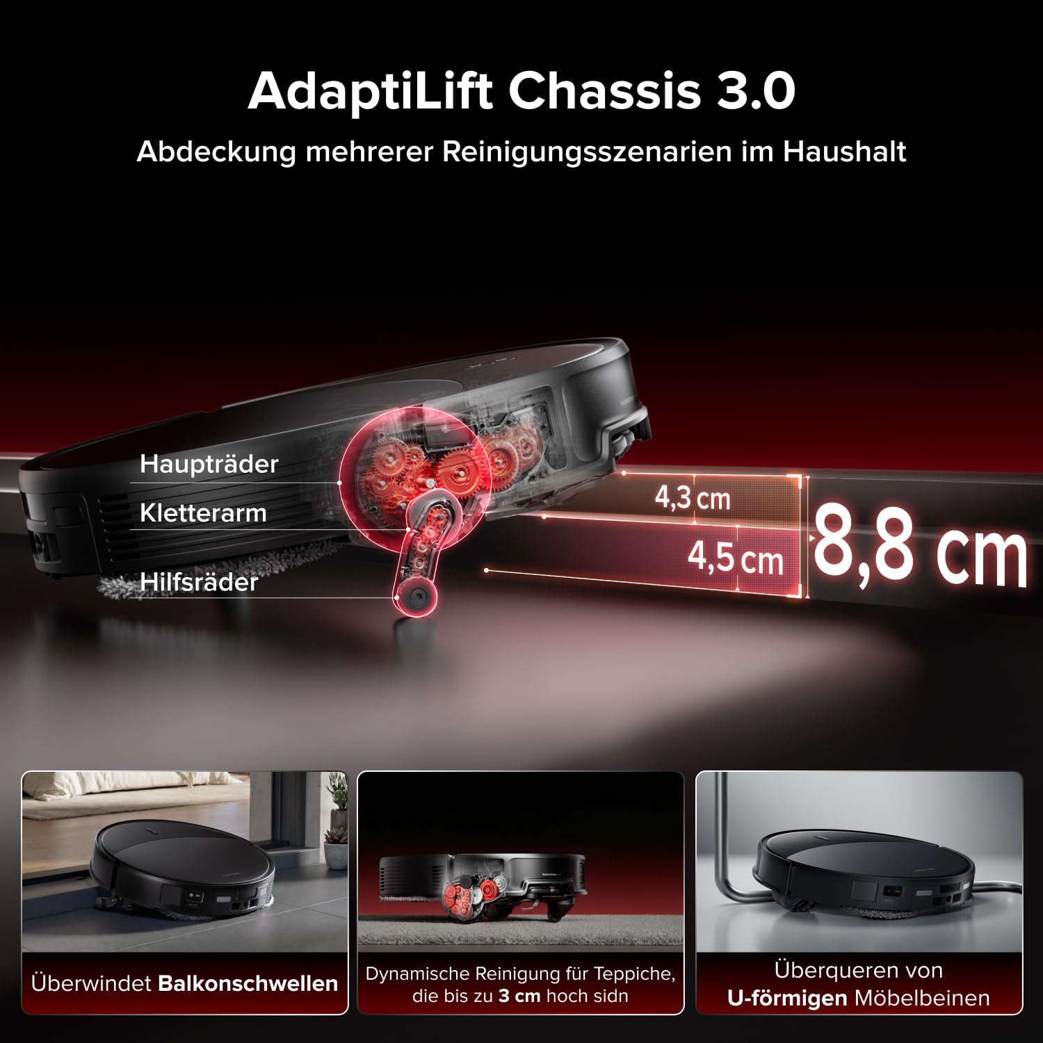 roborock Saros 20 Saugroboter mit Wischfunktion&angebbarem Wischmopp – Bild 2