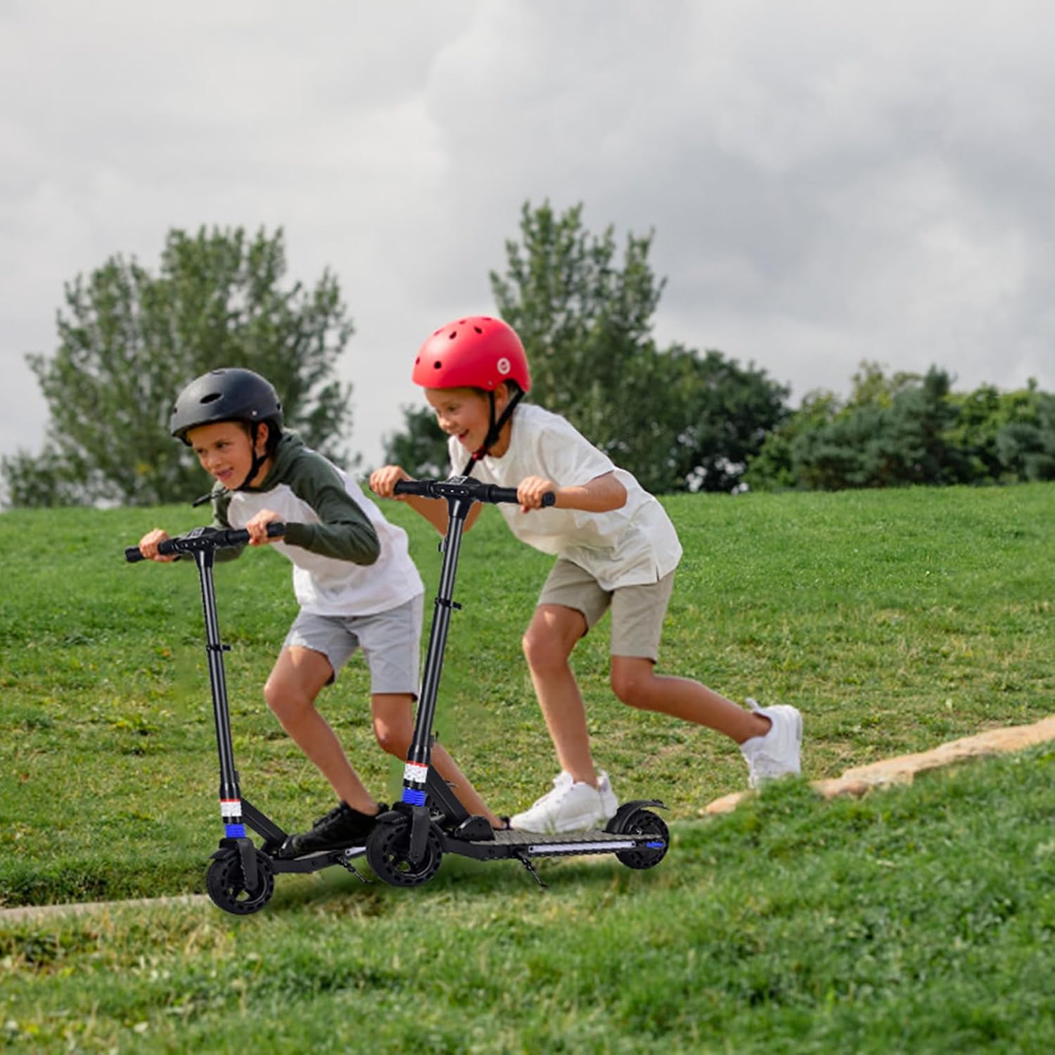 Elektroroller für Kinder mit LED-Anzeige, 8" Faltbarer Elektroroller, 250W Motor, Höchstgeschwindigkeit 20 km/h, höhenverstellbar, geeignet für Jugendliche von 8-16 Jahren – Bild 7