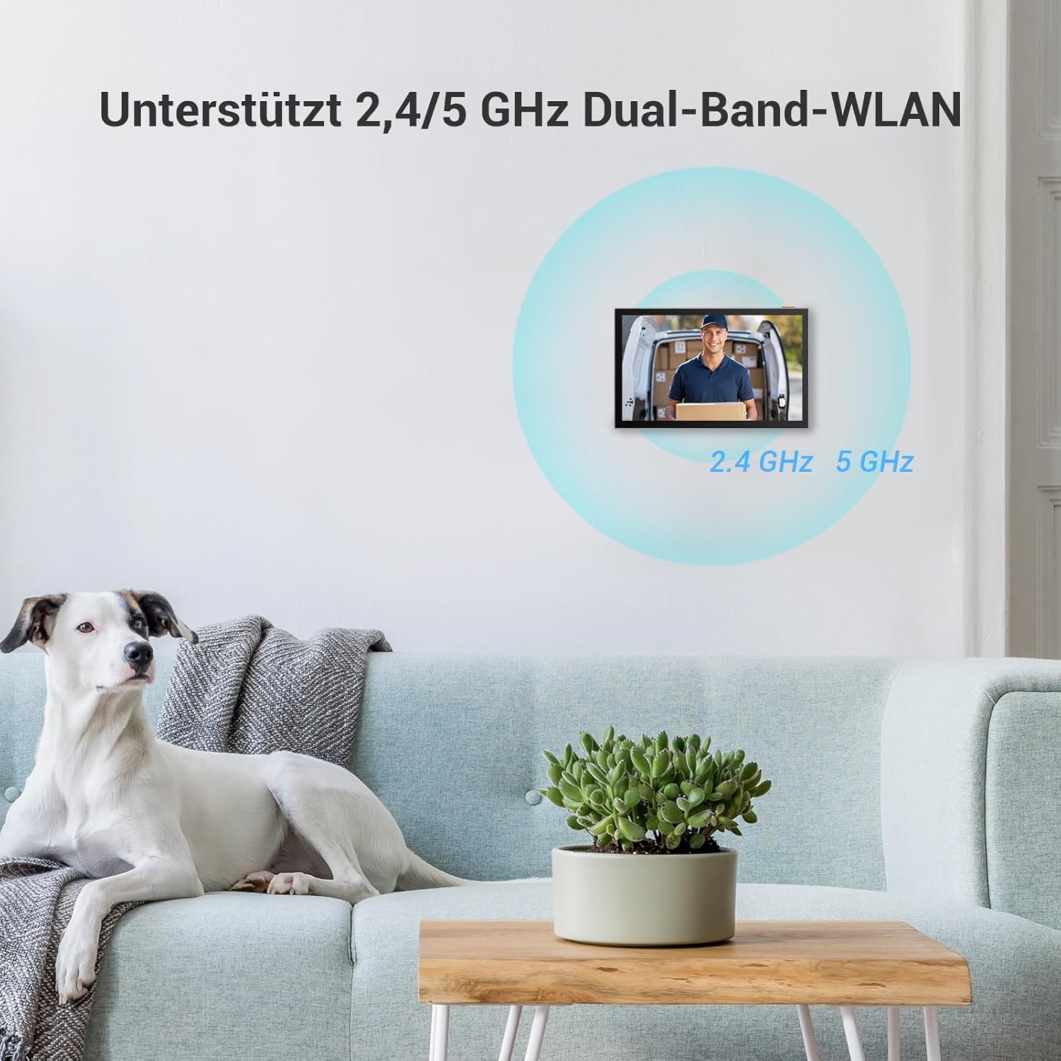 EZVIZ CP7 2K Video Türsprechanlage mit 7" Touchscreen Türklingel mit Kamera – Bild 7