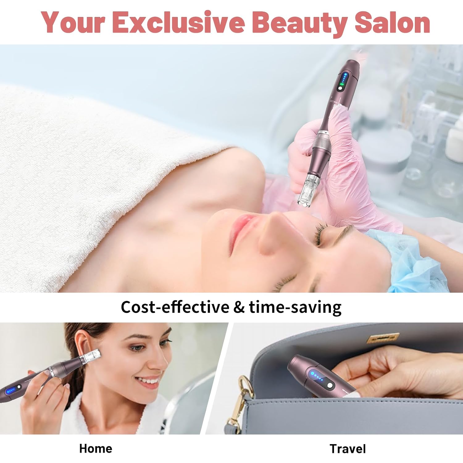 Dr. Pen 2026 Ultima A10 Microneedling Pen, Dermapen mit 25 Ersatzkartuschen – Bild 6