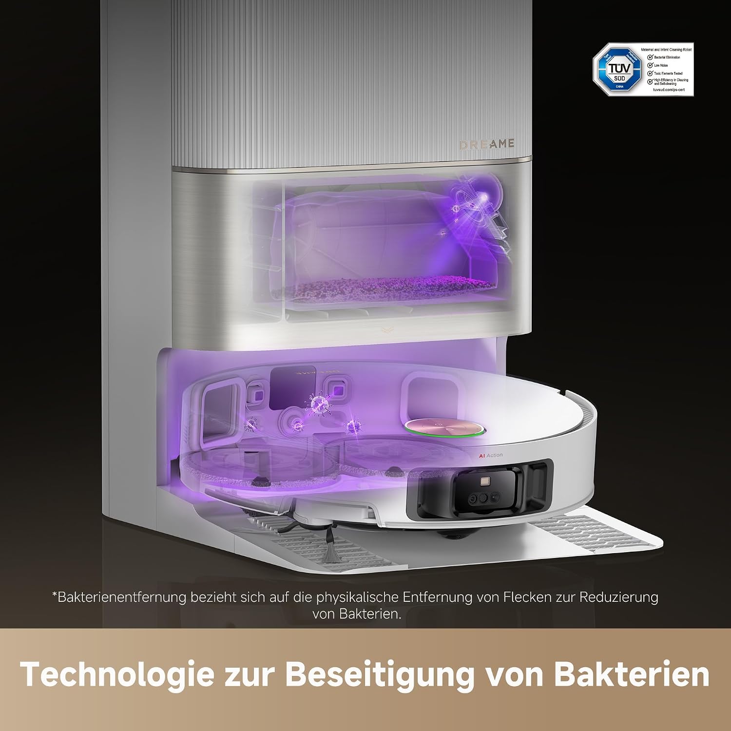 dreame X50 Ultra Complete Saugroboter mit Wischfunktion,20.000 Pa – Bild 6