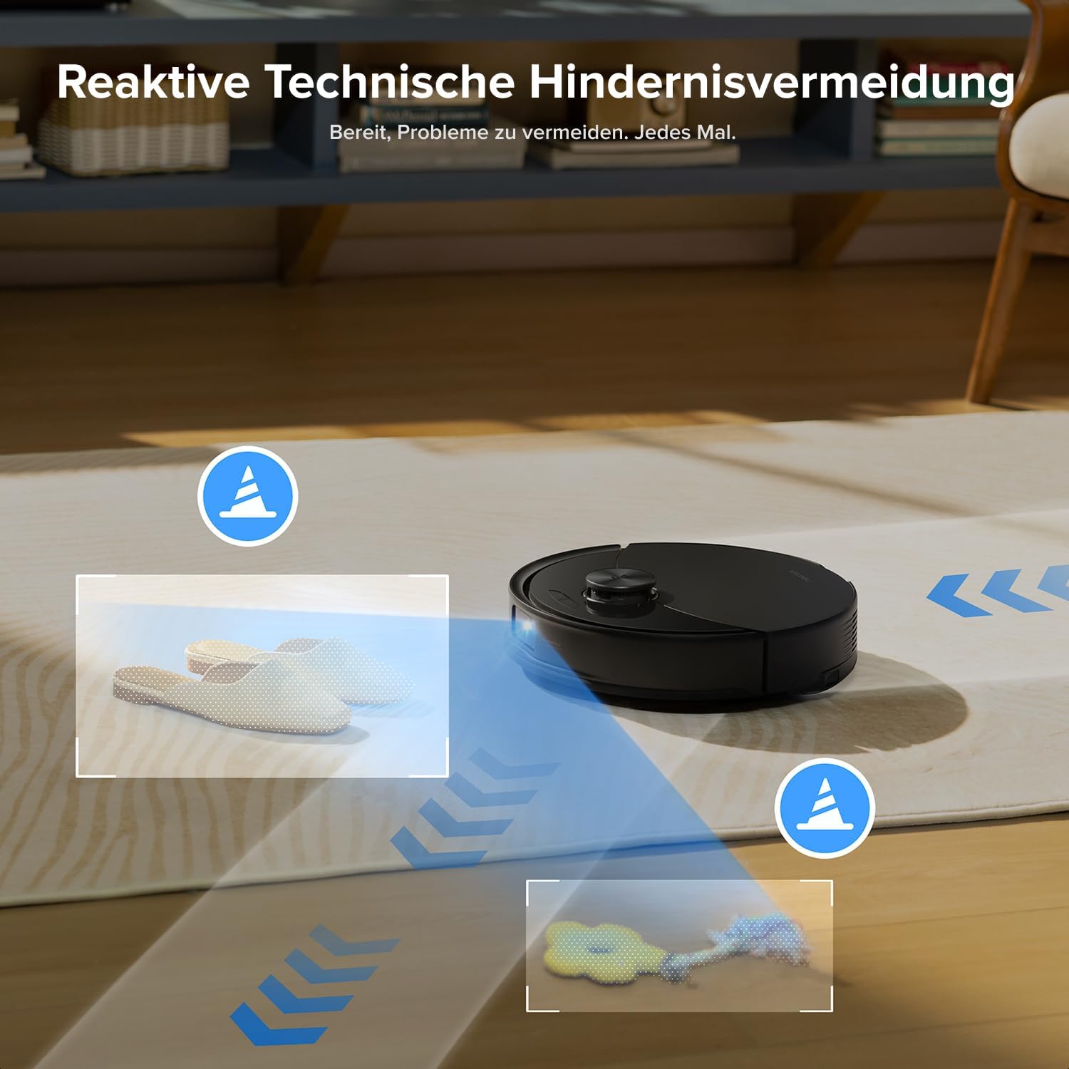 roborock Q10 S5+ Set Saugroboter mit Wischfunktion, 10.000 Pa Saugkraft – Bild 7