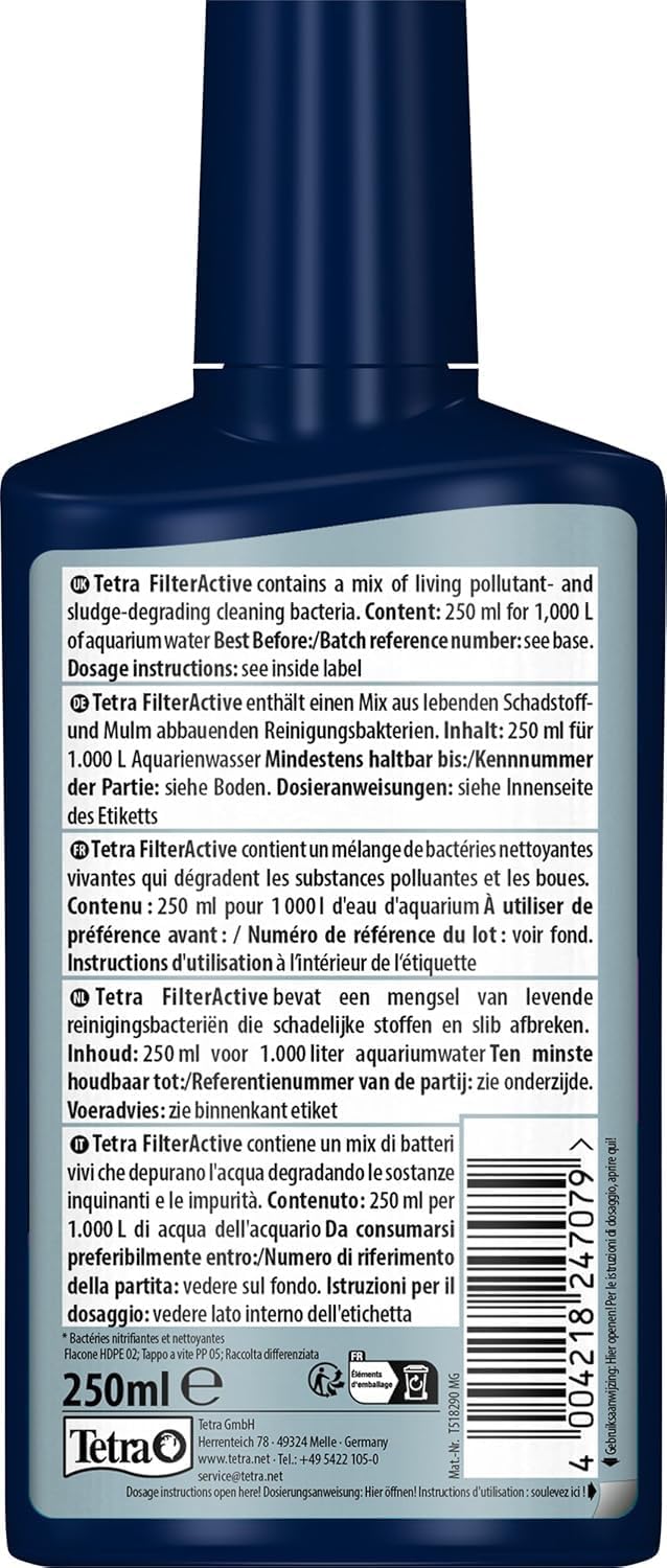 Tetra FilterActive Bacteria - Wasserpflegemittel, 250 ml Flasche – Bild 12