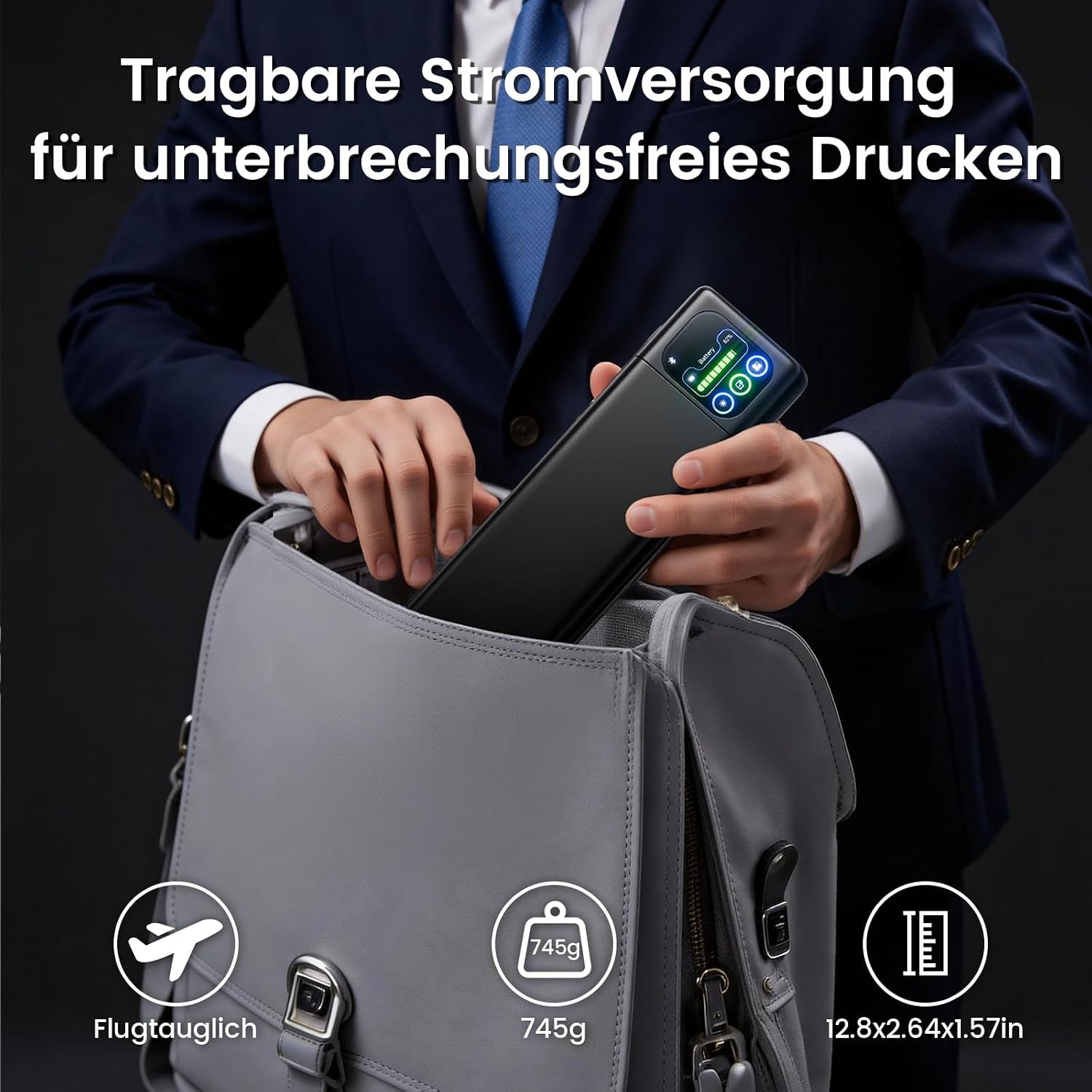 Phomemo M08D Touchscreen Mobiler Drucker, Bluetooth Thermodrucker A4 – Bild 6