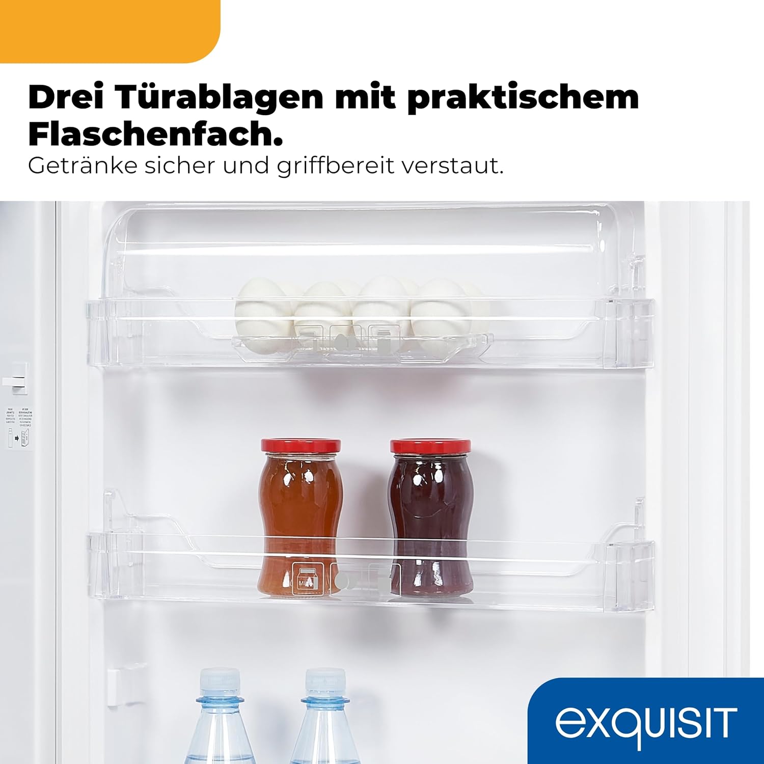 Exquisit Kühlschrank Ohne Gefrierfach - 127 L Vollraumkühlschrank - E – Bild 6