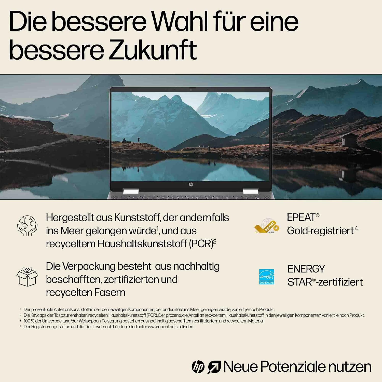 HP Chromebook x360 Laptop, 14" HD Touch, Intel N100, 4GB RAM, 128GB – Bild 17
