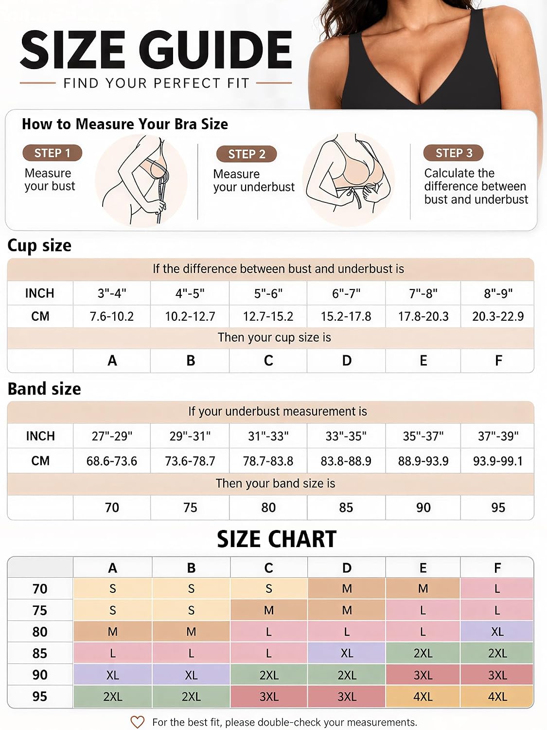 BH Damen Ohne Bügel Push Up BH Nahtloses Bustier Damen BH Seamless Bralette – Bild 6