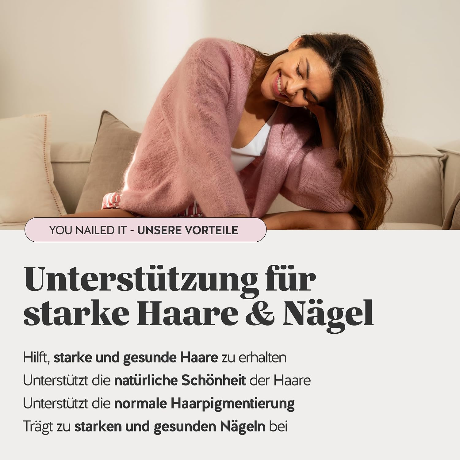 Bears with Benefits - Gummibärchen Keratin - Haare & Nägel - 30 Stück – Bild 2