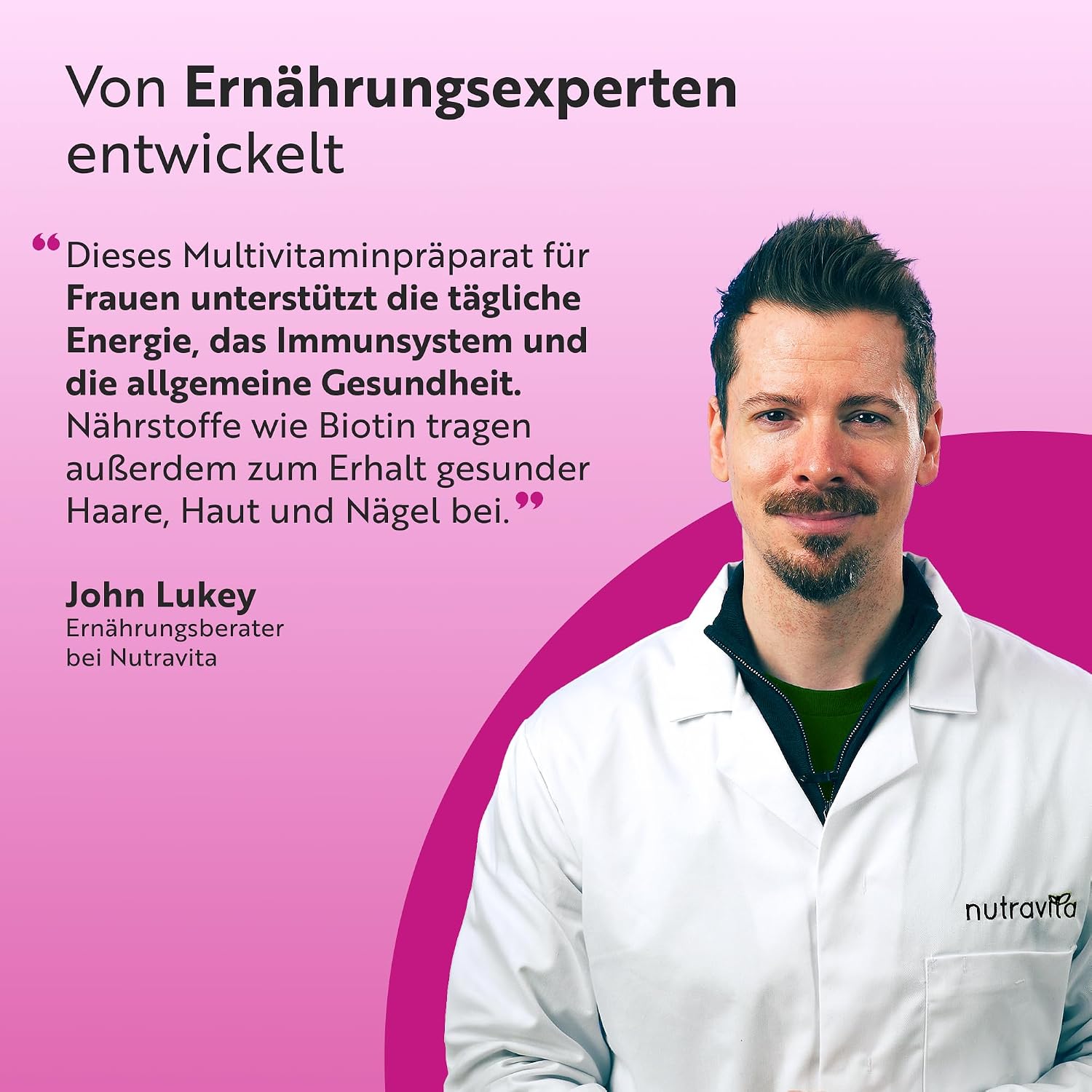 Nutravita Multivitamine & Mineralien für Frauen - 180 Vegane Tabletten – Bild 6