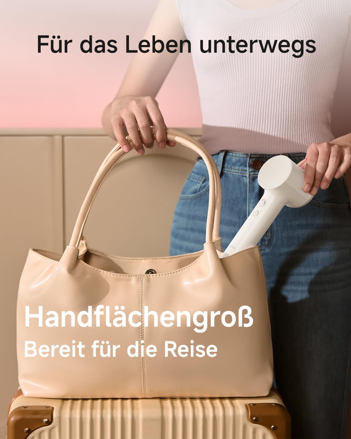 Laifen Air Haartrockner, 280 g leicht, bis zu 15× schneller, Sandbeige – Bild 4