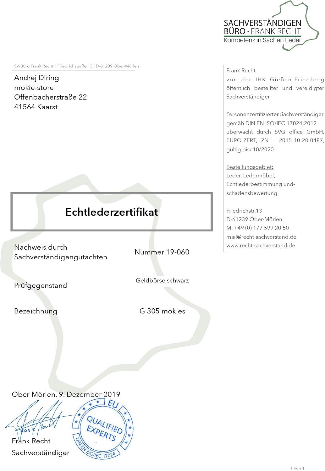 MOKIES Geldbörse Herren Echtleder – Bild 5