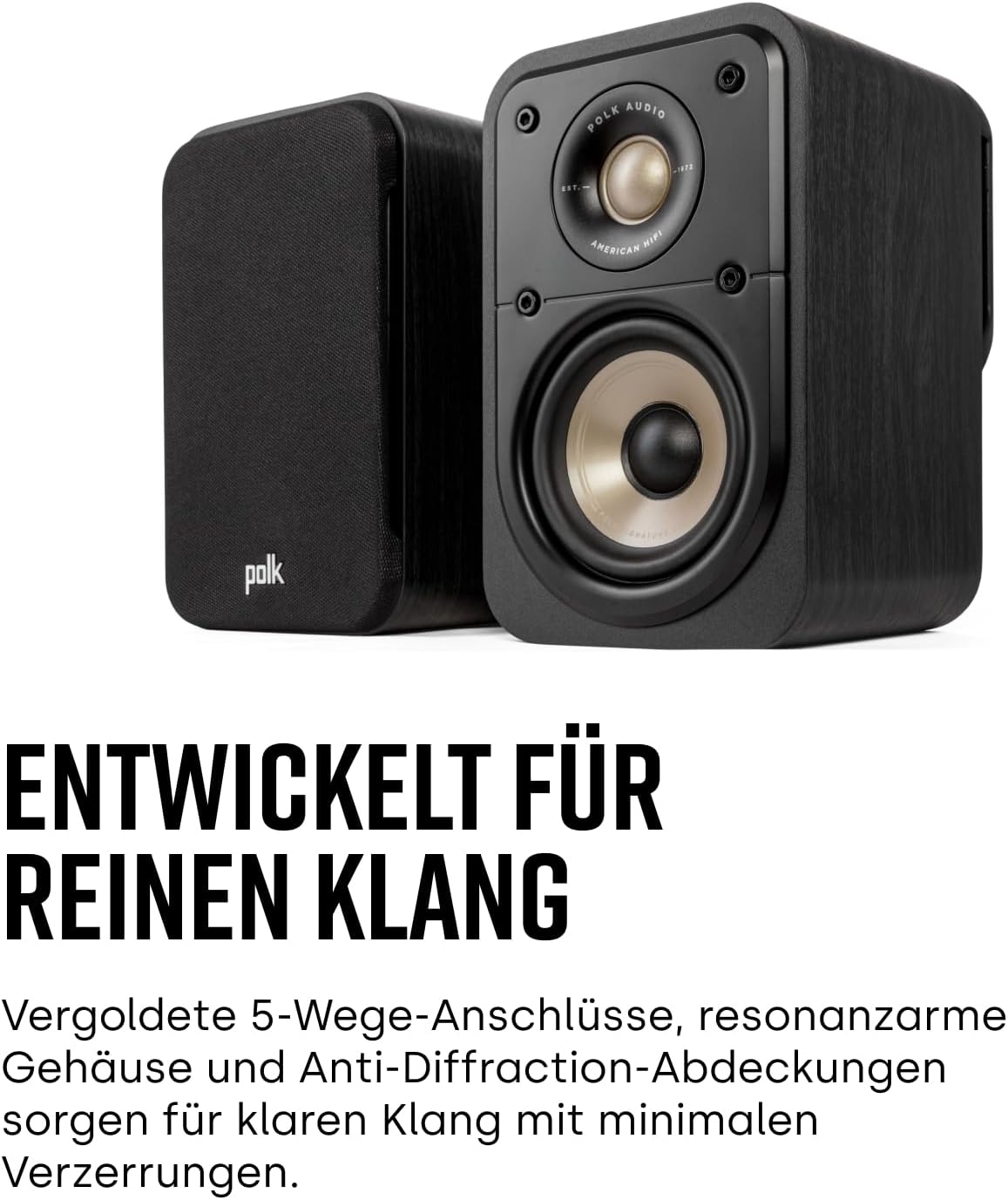 Polk Audio Signature Elite ES10 Surroundlautsprecher für Heimkino - Weiß – Bild 7