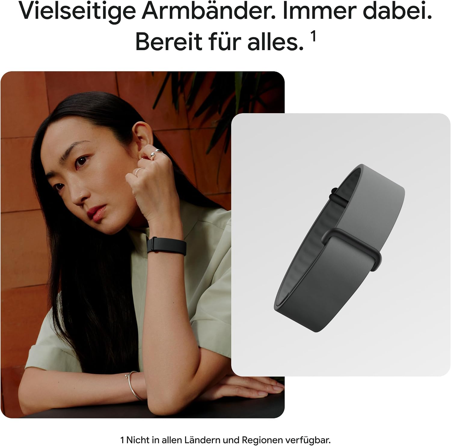 Fitbit Google Air - Screenless Activity Tracker with Fitness, Heart Rate, and Sleep Tracking - Personalized AI-Powered Coaching - Up to 7 Days’ Battery Life - Works with iOS and Android - Obsidian – Bild 12