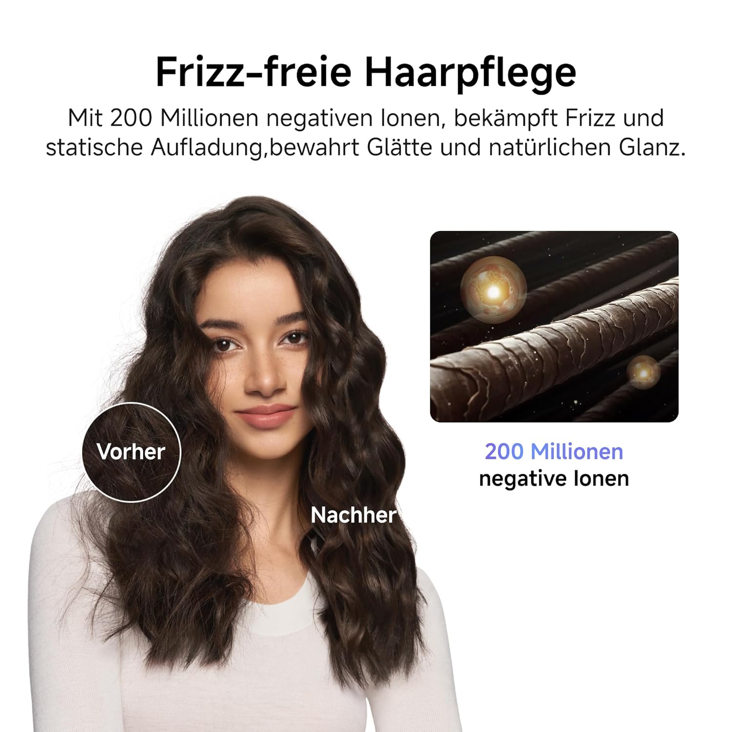 Laifen Neo Haartrockner, 22 m/s Luftstrom, 390 g leicht, Pastell-Violett – Bild 4