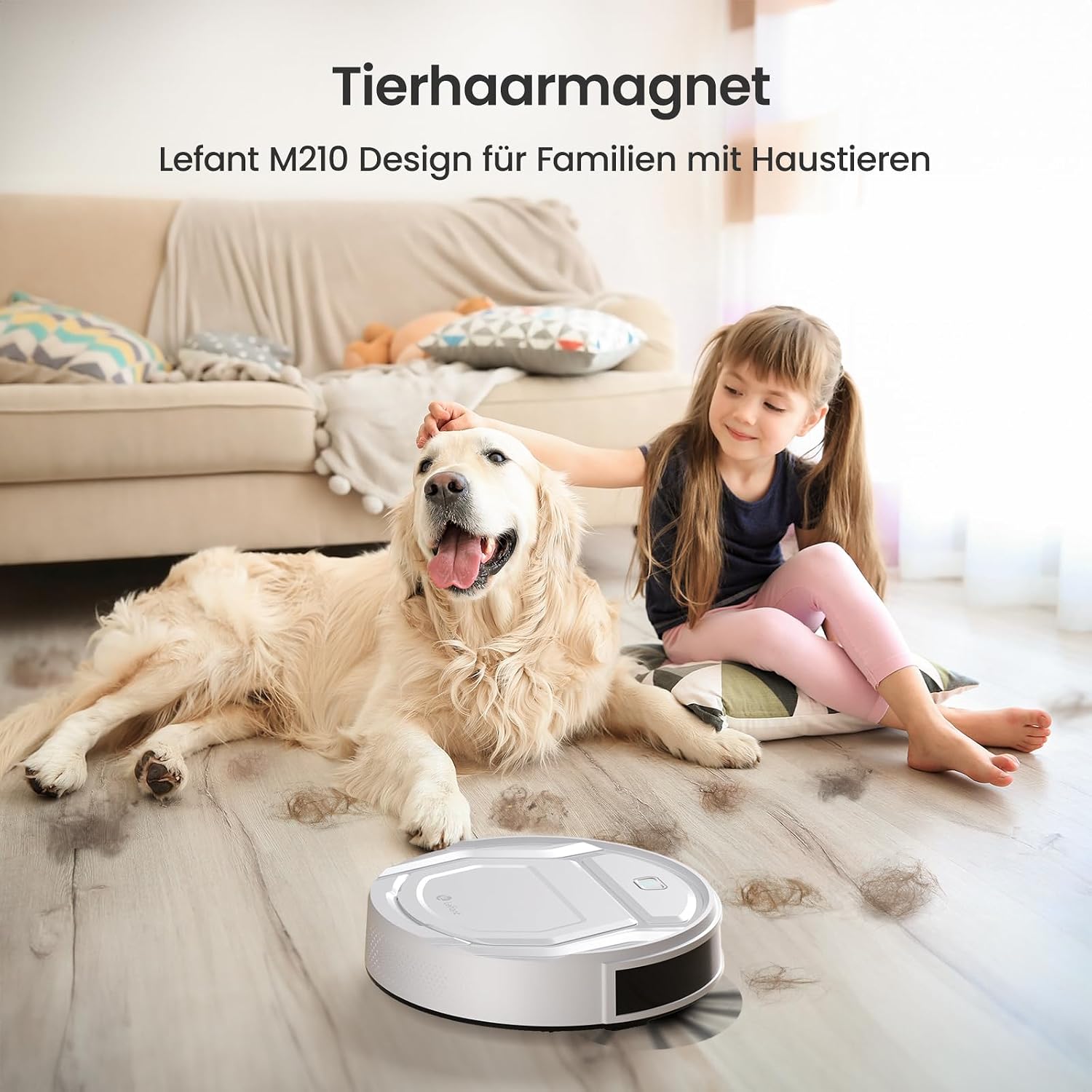 Lefant M210P Saugroboter ohne Wischfunktion,2200 Pa Saugkraft – Bild 2