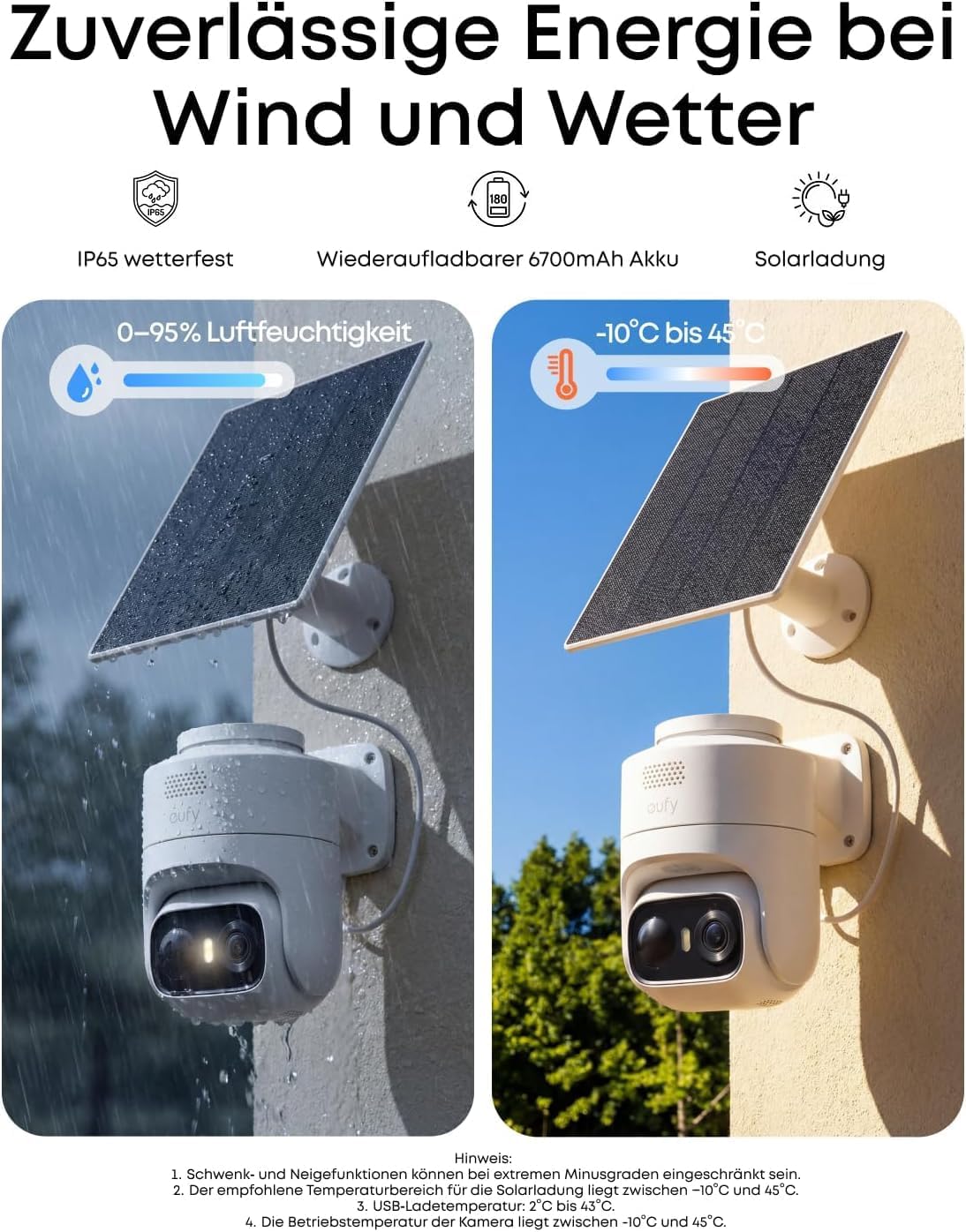 eufyCam C37 mit homebase 3, Überwachungskamera Außen, Farbnachtsicht, Solar – Bild 7