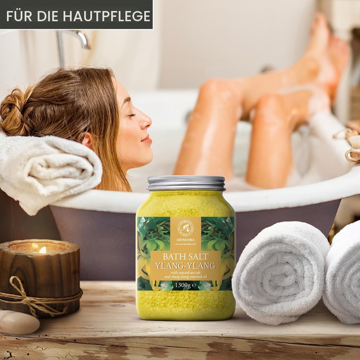 Badesalz Ylang Ylang 1300 g - Meersalz mit ätherischen Ylang Ylang Öl – Bild 7