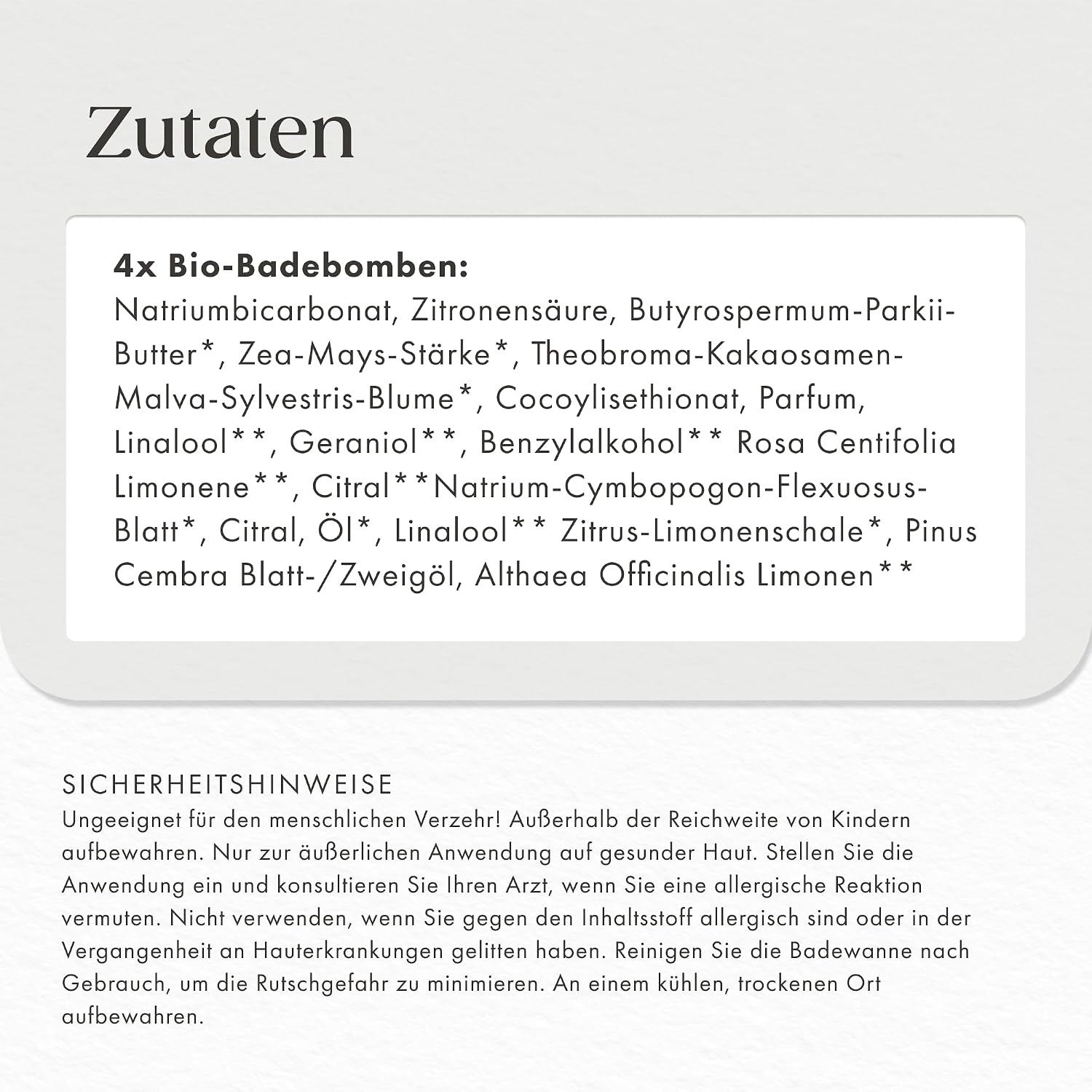 Satin Naturel 4 Luxuriöse Bio Badebomben, Wellness Geschenkset – Bild 6