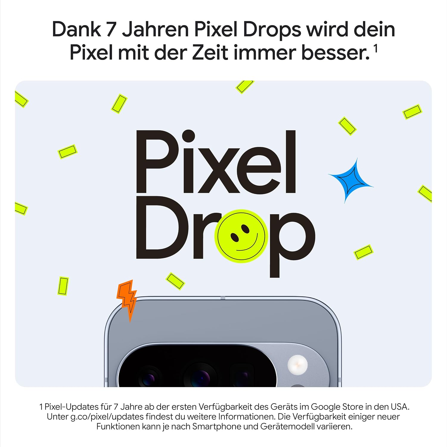 Google Pixel 10 Pro XL – Android-Smartphone ohne SIM-Lock, mit Gemini, Dreifach-Rückkamera, mehr als 24 Stunden Akkulaufzeit und 6,8 Zoll großem Super Actua-Display – Obsidian, 256GB – Bild 8