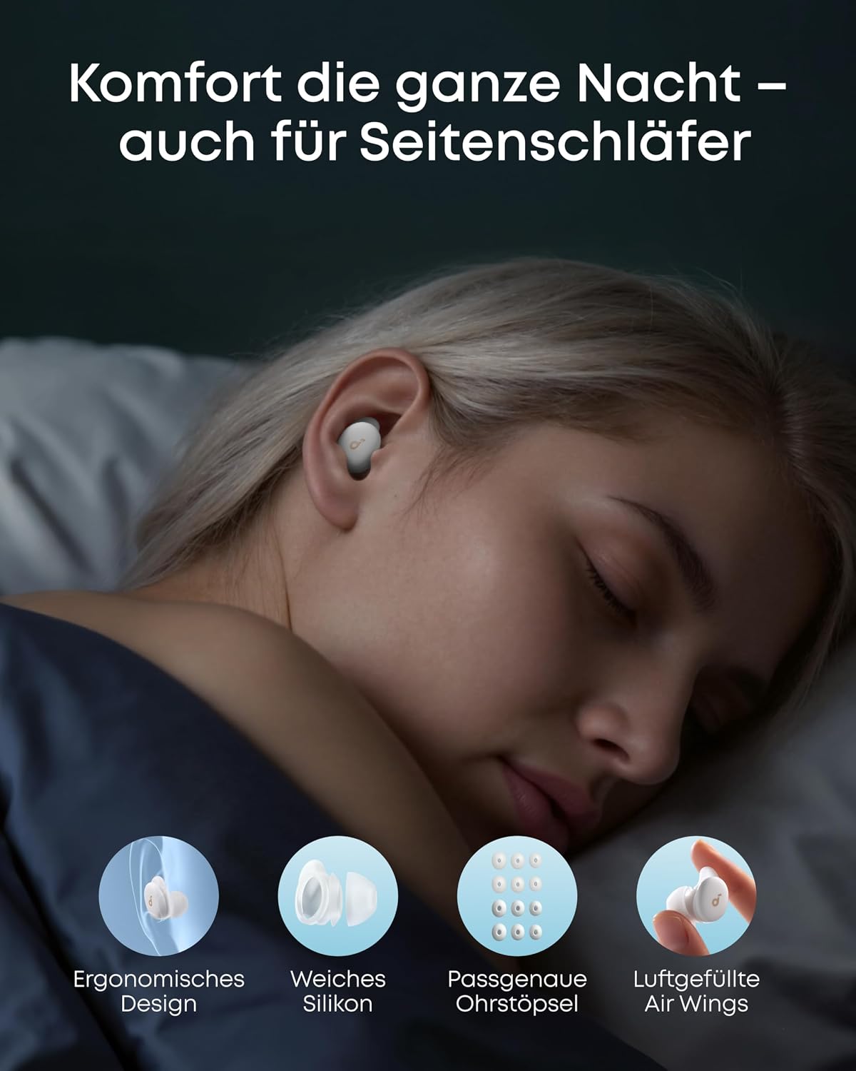 soundcore by Anker Sleep A30 Schlafkopfhörer (Generalüberholt) – Bild 6