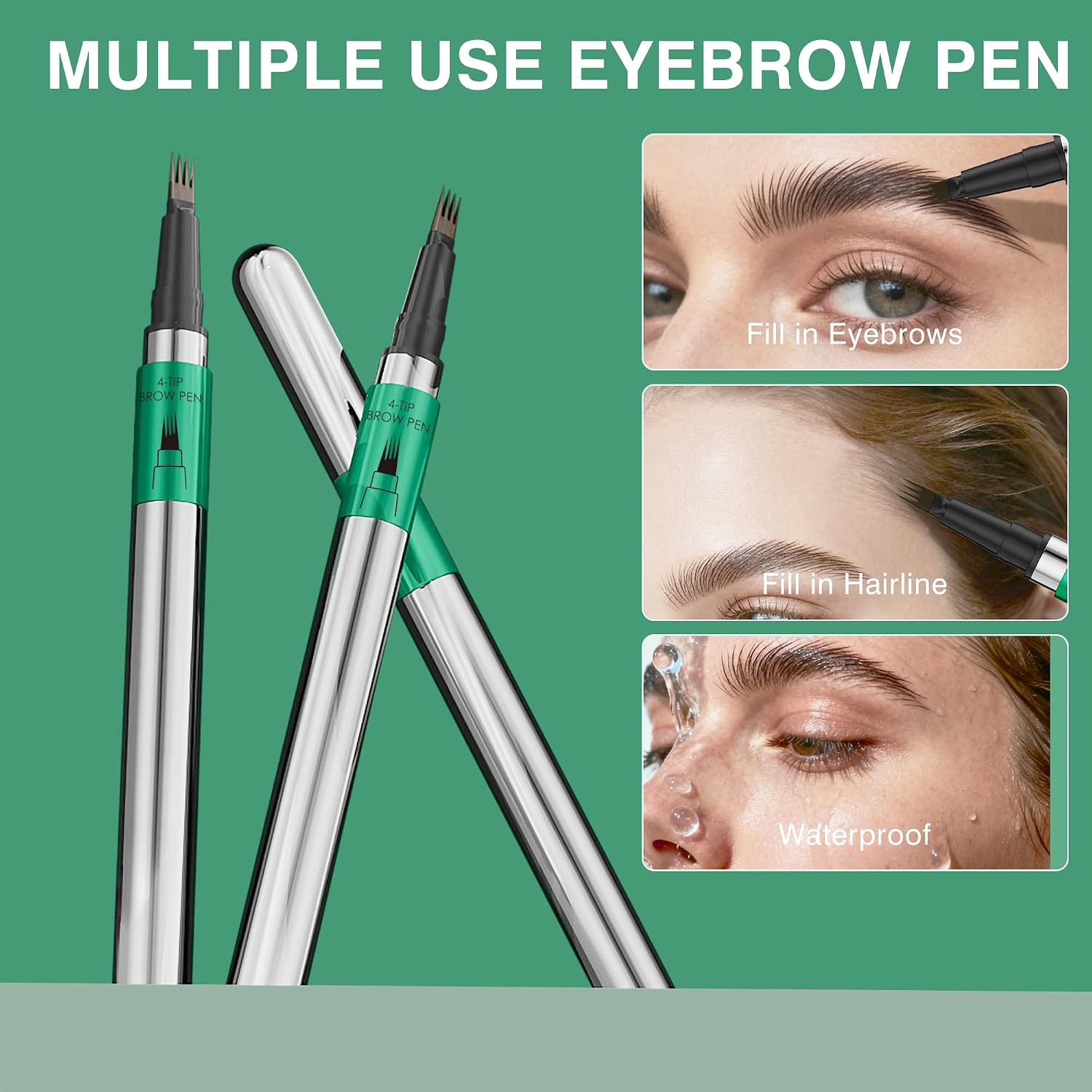 Microblading Augenbrauenstift, Wasserfest & Langanhaltend, Präzise Ultra-Fine Spitze für Natürliche, Volle Augenbrauen, Bis zu 12 Stunden Halt, Cruelty-Free & Vegan (01 Blonde) – Bild 5