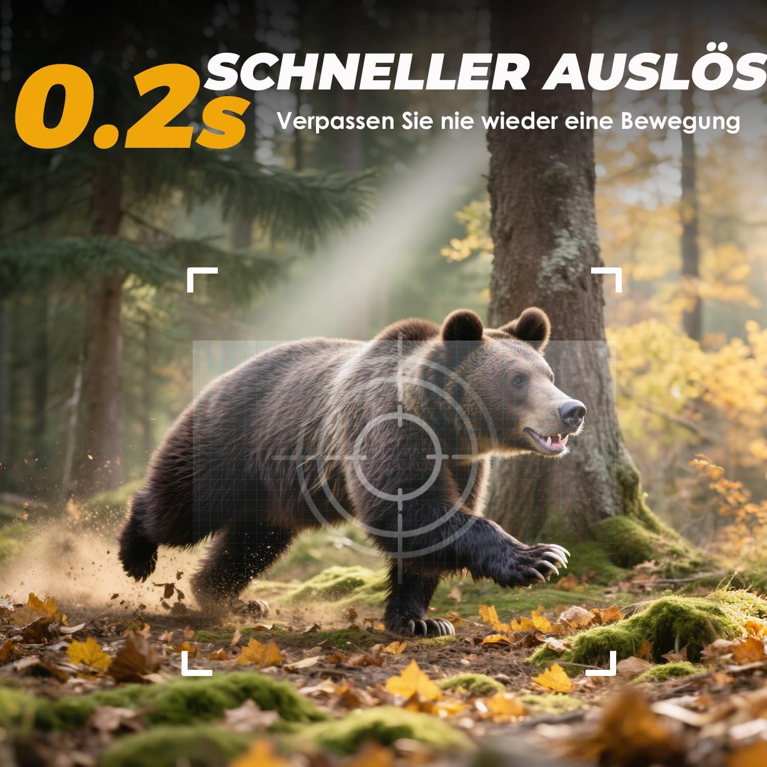 CEYOMUR Wildkamera, 850nm IR LEDs Wildkamera mit Bewegungsmelder Nachtsicht – Bild 4