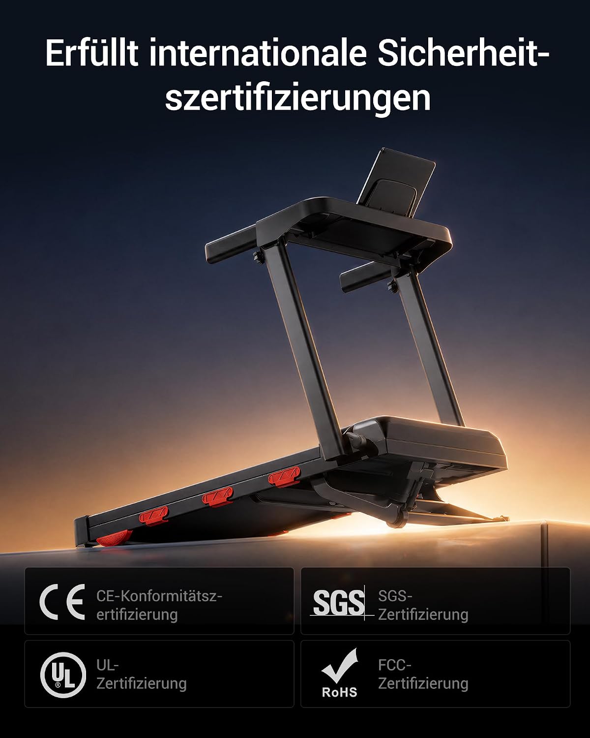 CURSOR Laufband für Zuhause mit Steigung Auto – Bild 7