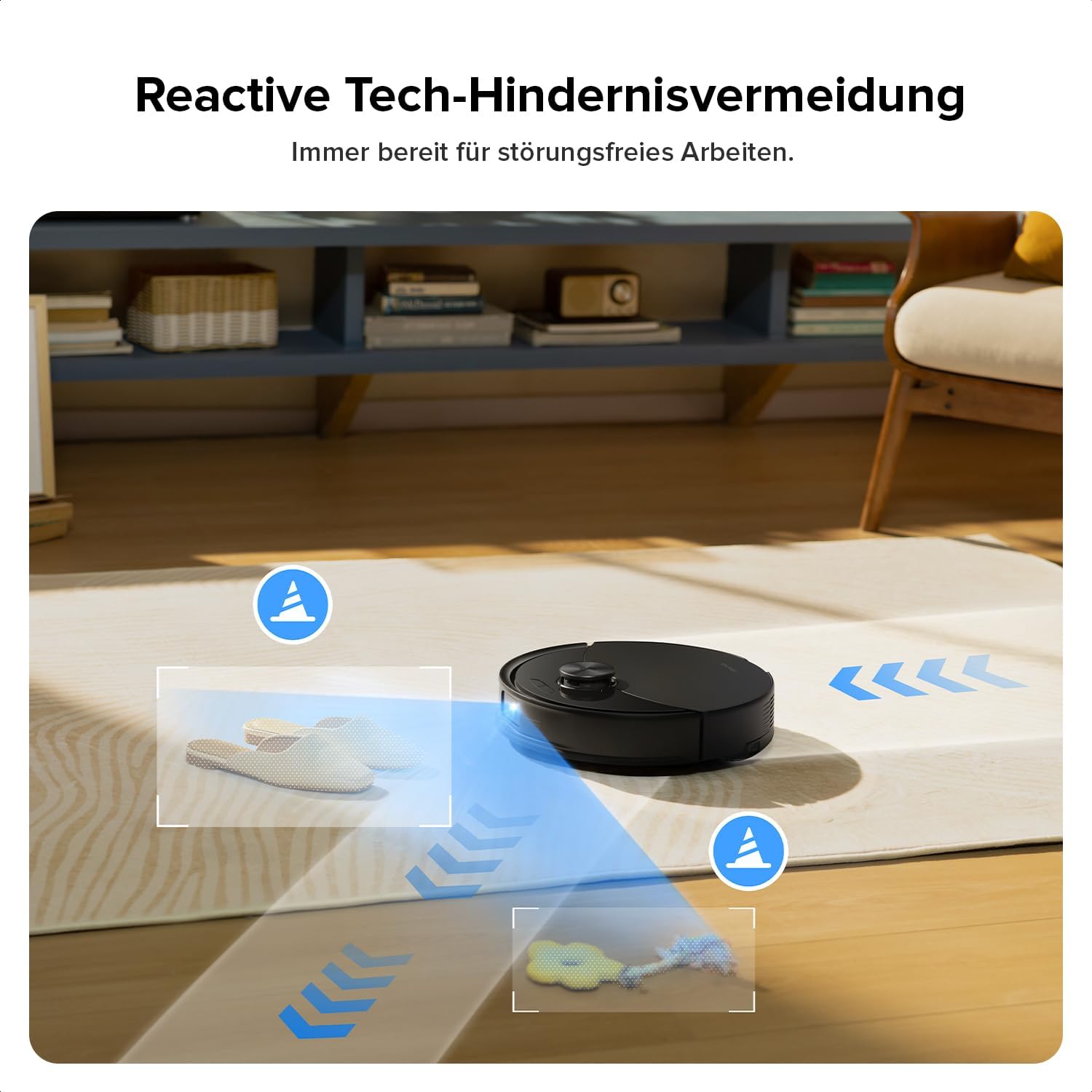 roborock Q10 S5-Set Saugroboter mit Wischfunktion, 10.000 Pa Saugkraft – Bild 7