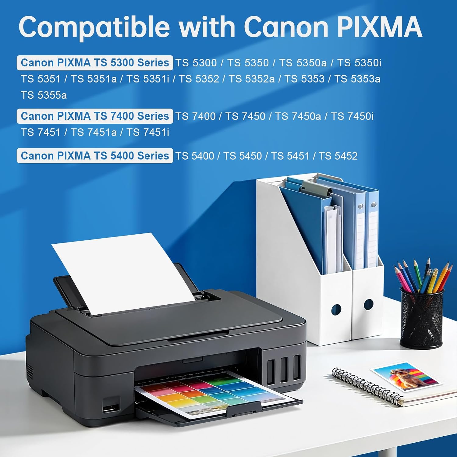 ColoWorld Druckerpatronen 560 561 XL Multipack – Kompatibel mit Canon 560 561 / PG-560XL CL-561XL – Bis zu 1350 Seiten-Für Pixma TS5350i TS5350a TS5350 TS5351 TS5352 TS5353 TS7450i TS7450 TS7451 – Bild 2